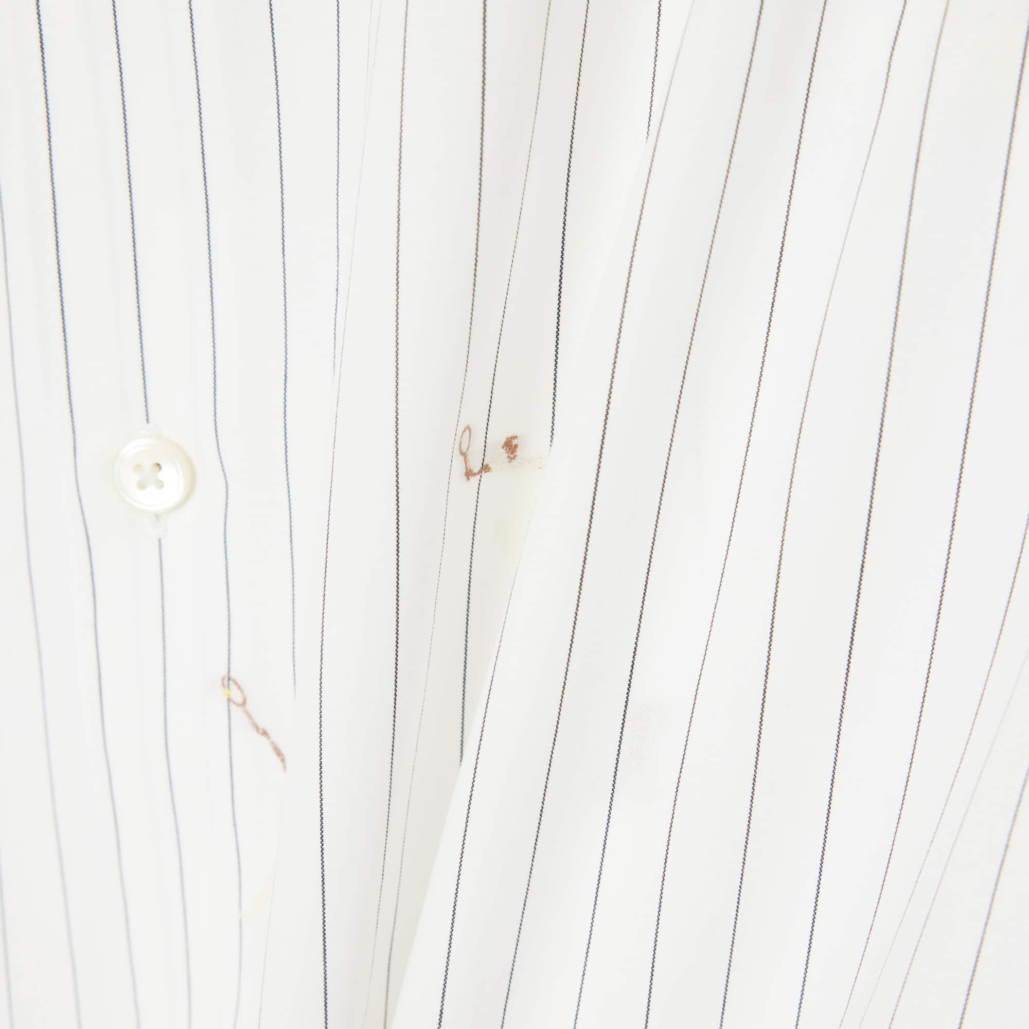 Relaxed Fit Embroidered Cotton Shirt - White