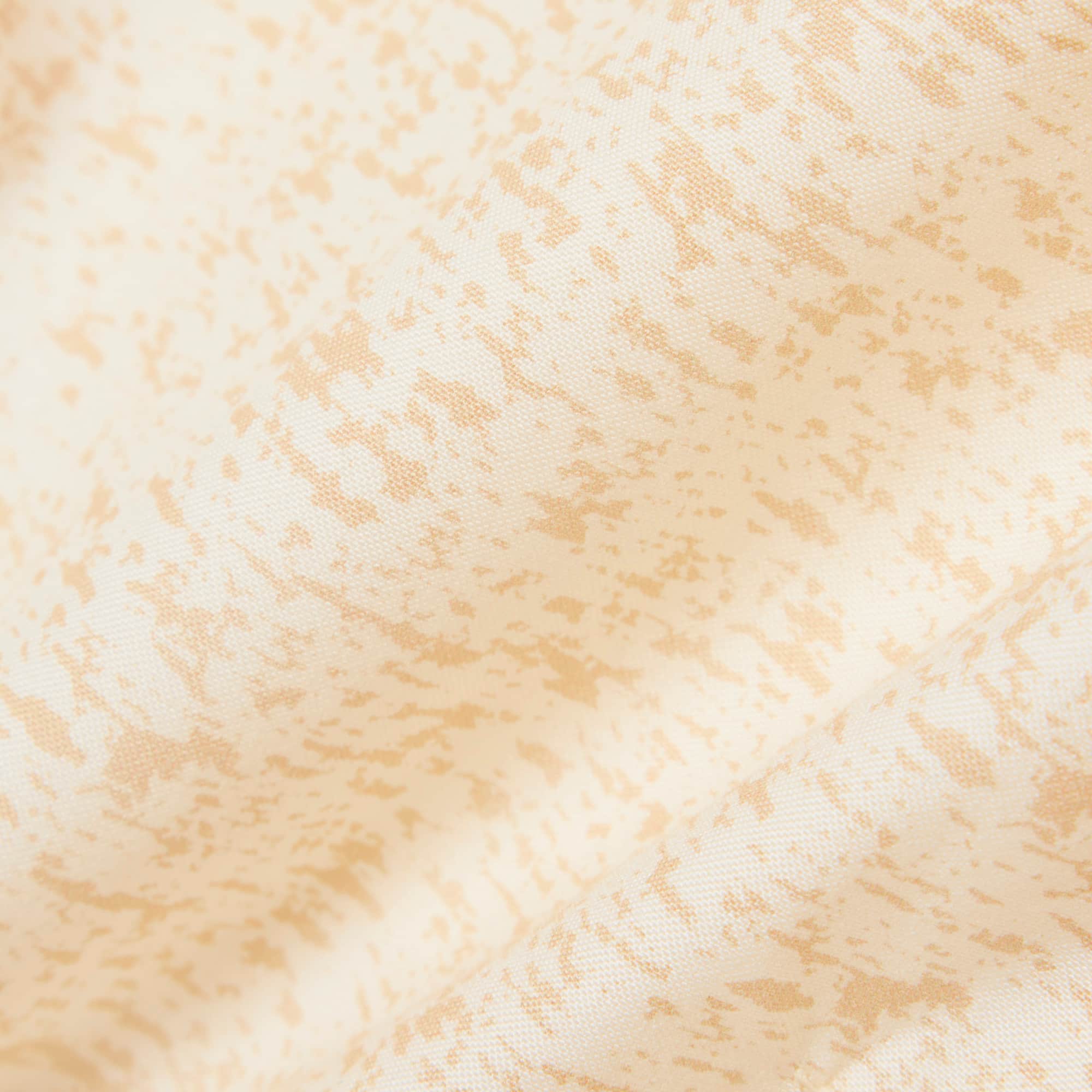Straight Fit Printed Bermuda Cargo Shorts - Beige