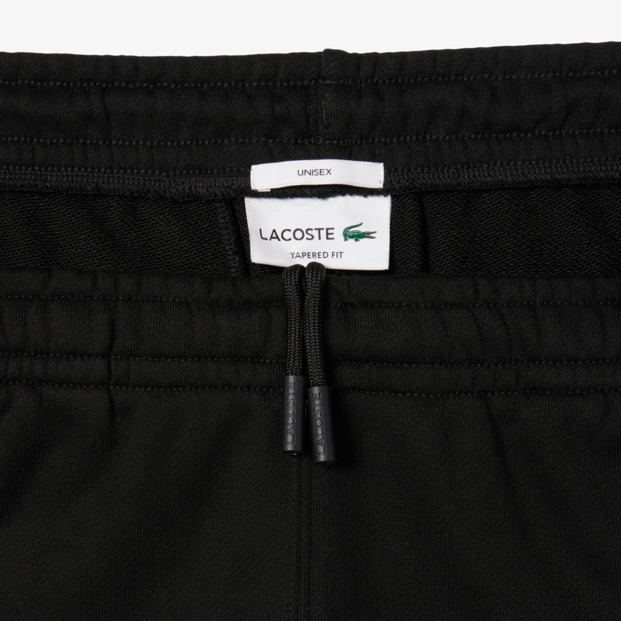 Unisex Tapered Leg Sweatpants - Black