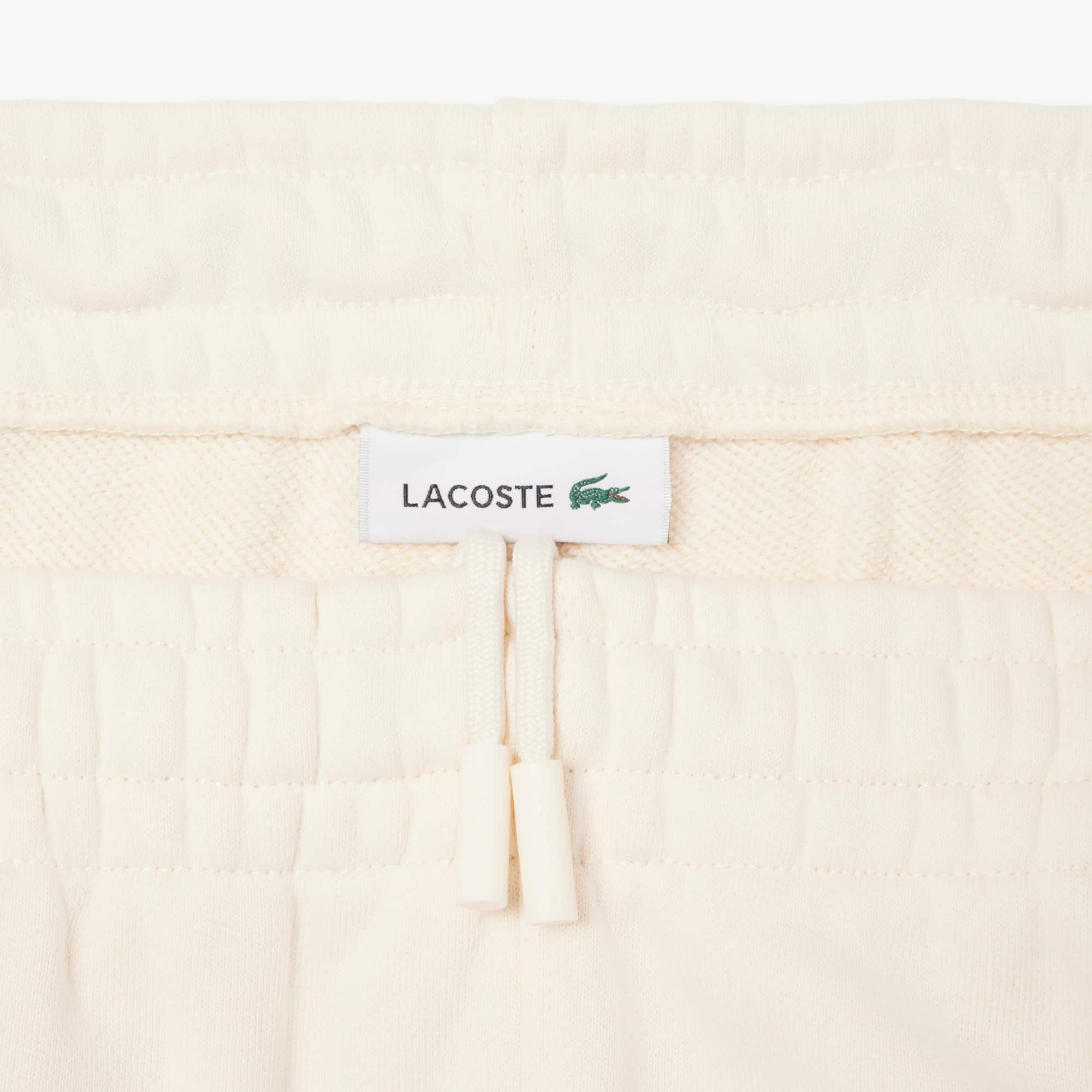Women's Embossed Logo Fleece Pants - Cream