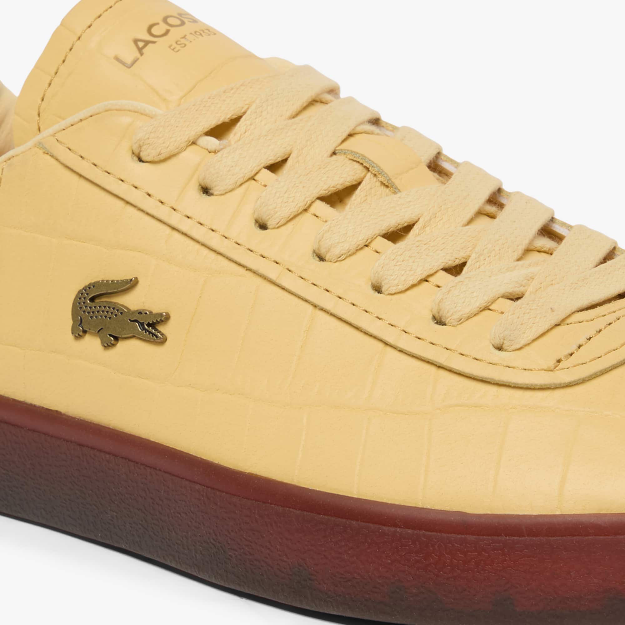 Women's Baseshot Leather Sneakers - NAT/GUM