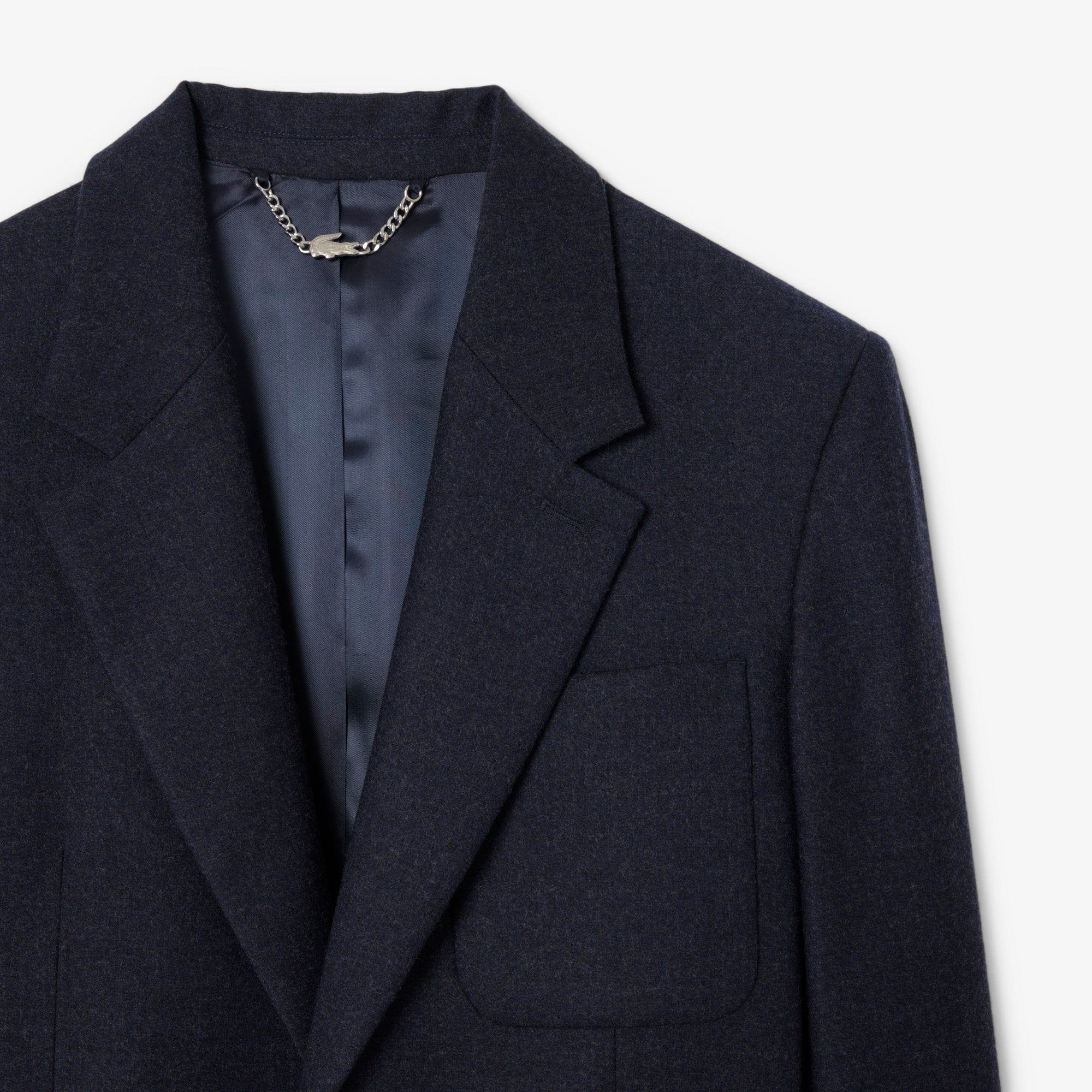 Men's Felted Wool Blazer - Blue