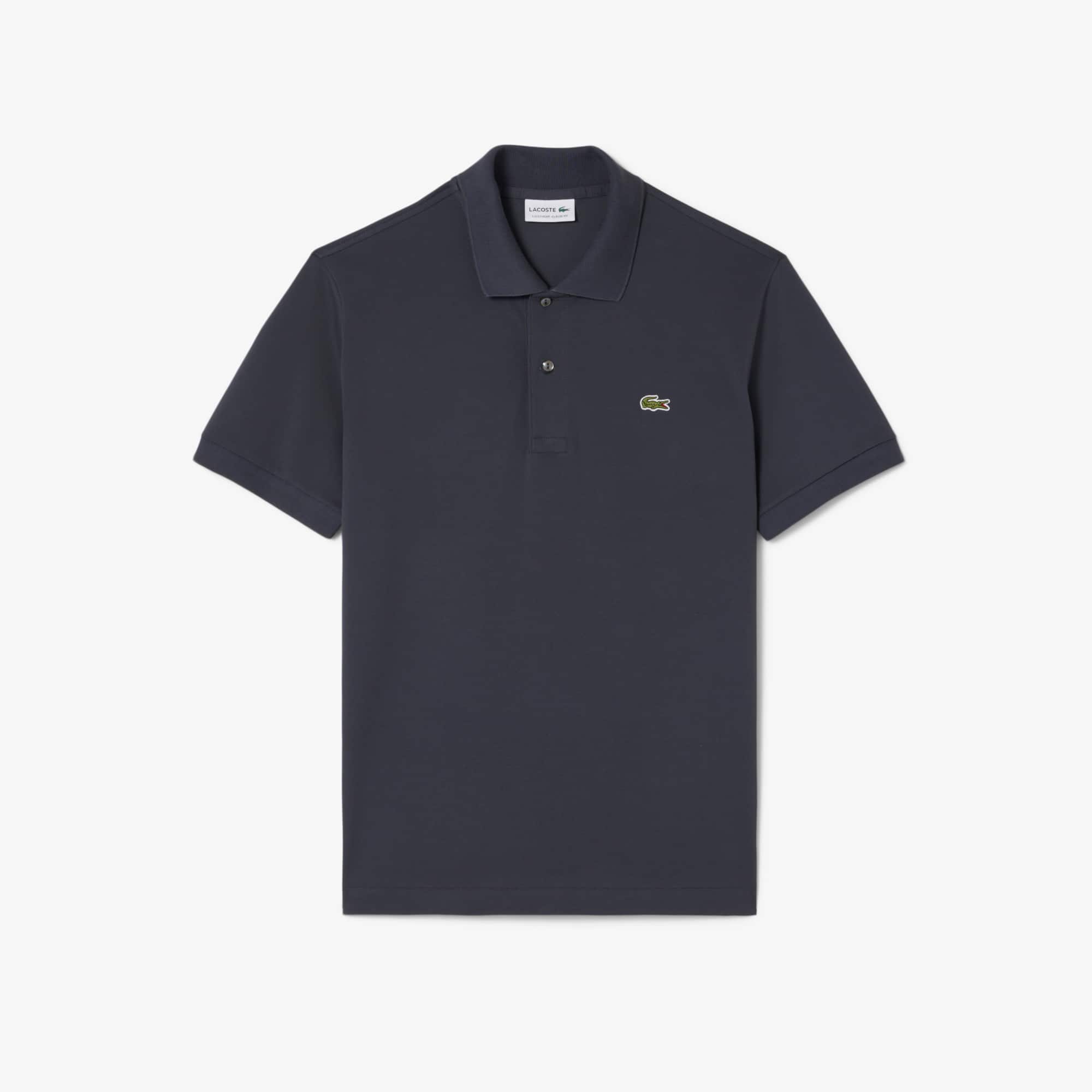 Men's Classic Fit LIGHT Piqué Polo - Dark Grey