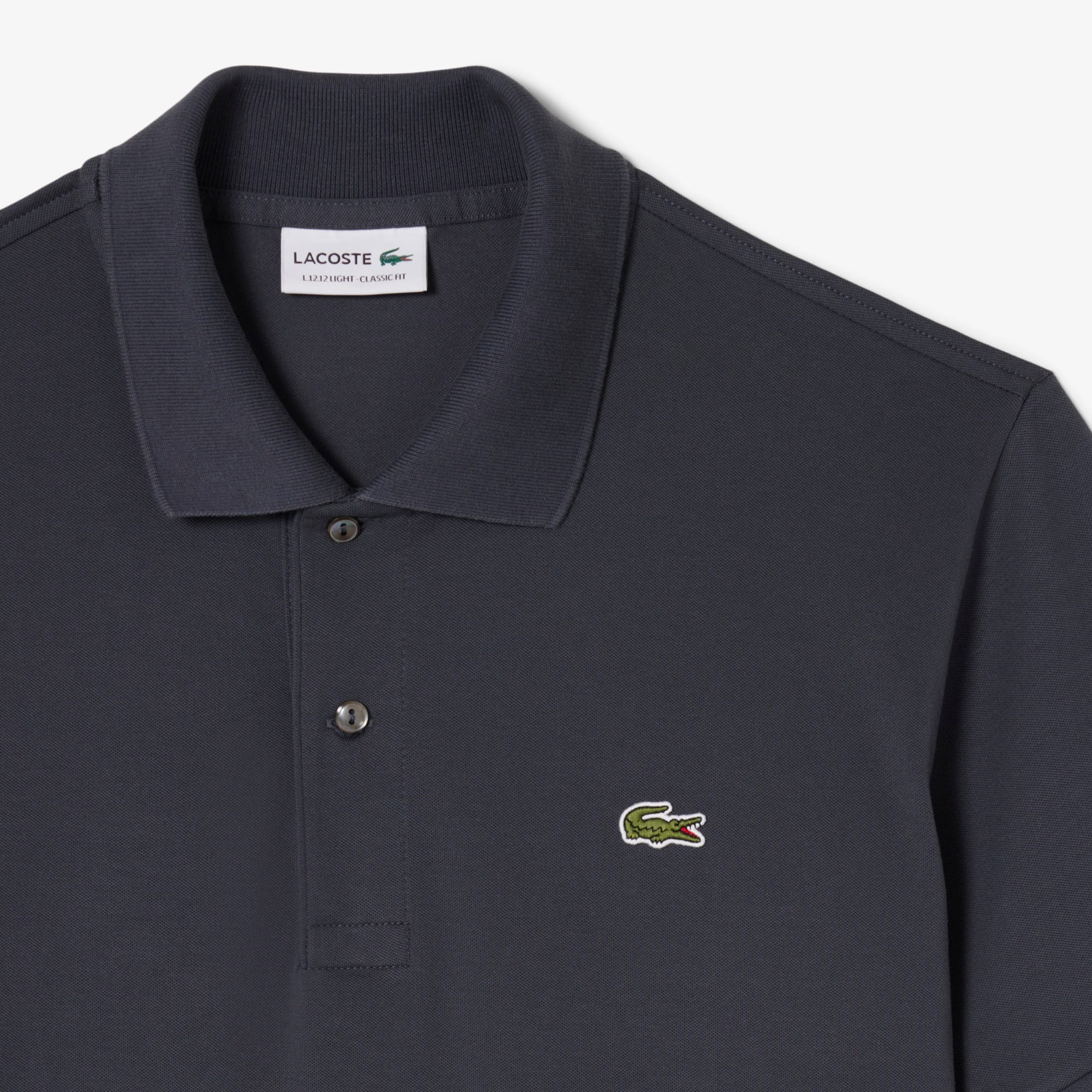 Men's Classic Fit LIGHT Piqué Polo - Dark Grey