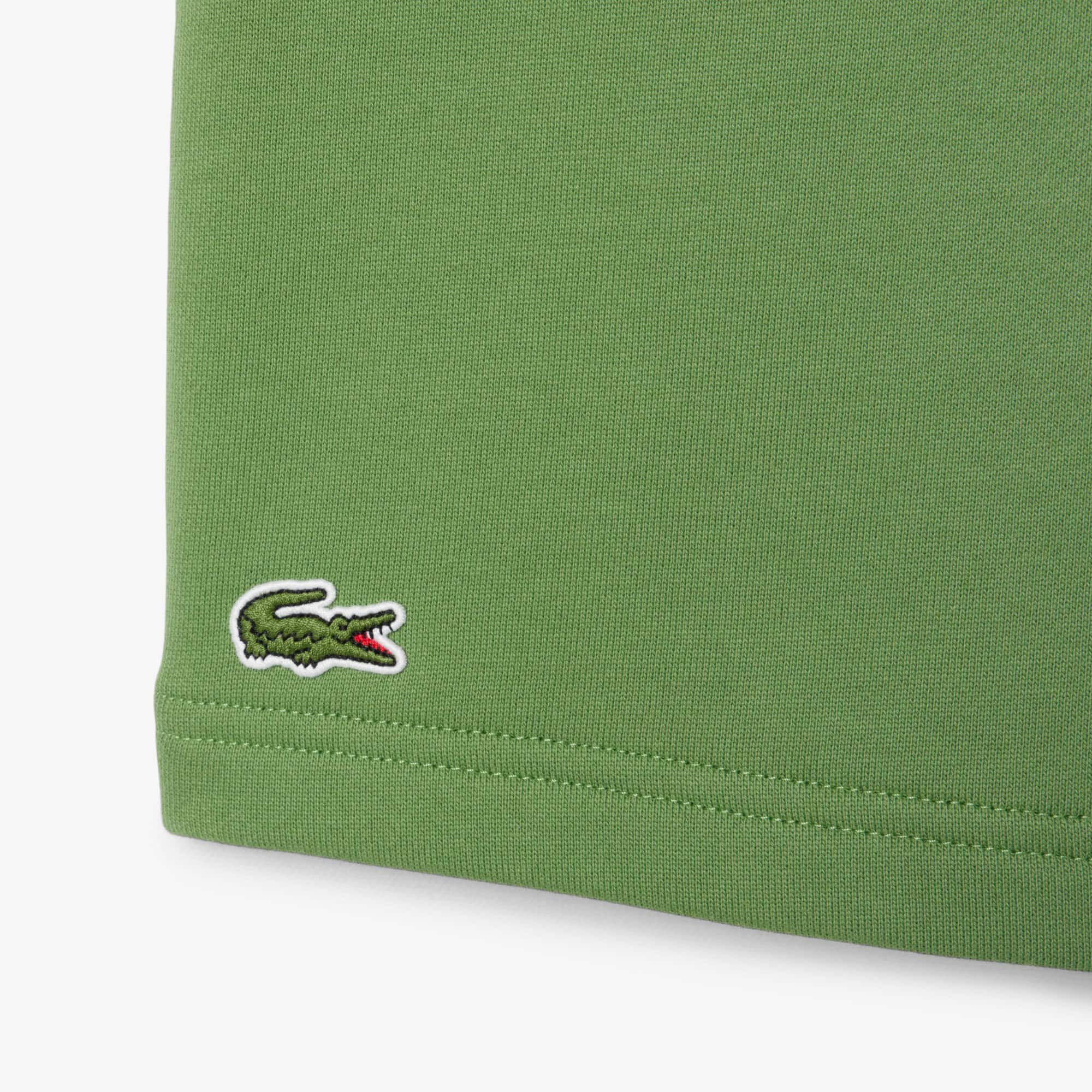 Regular Fit Fleece Shorts - Green
