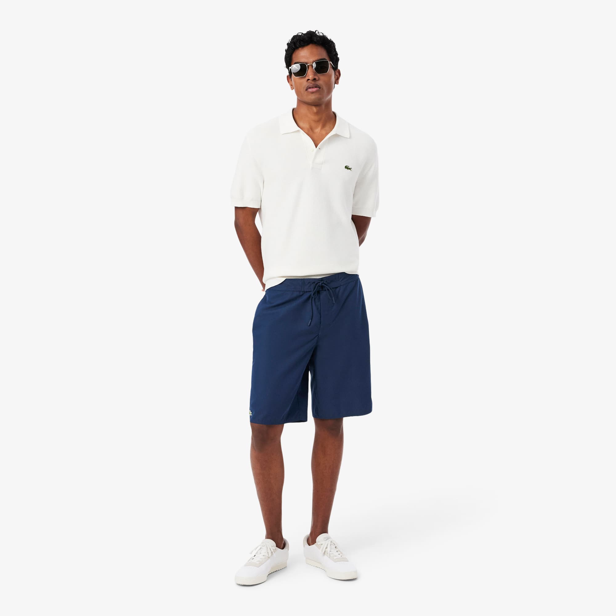 Long Surfer Swim Trunks - Navy Blue