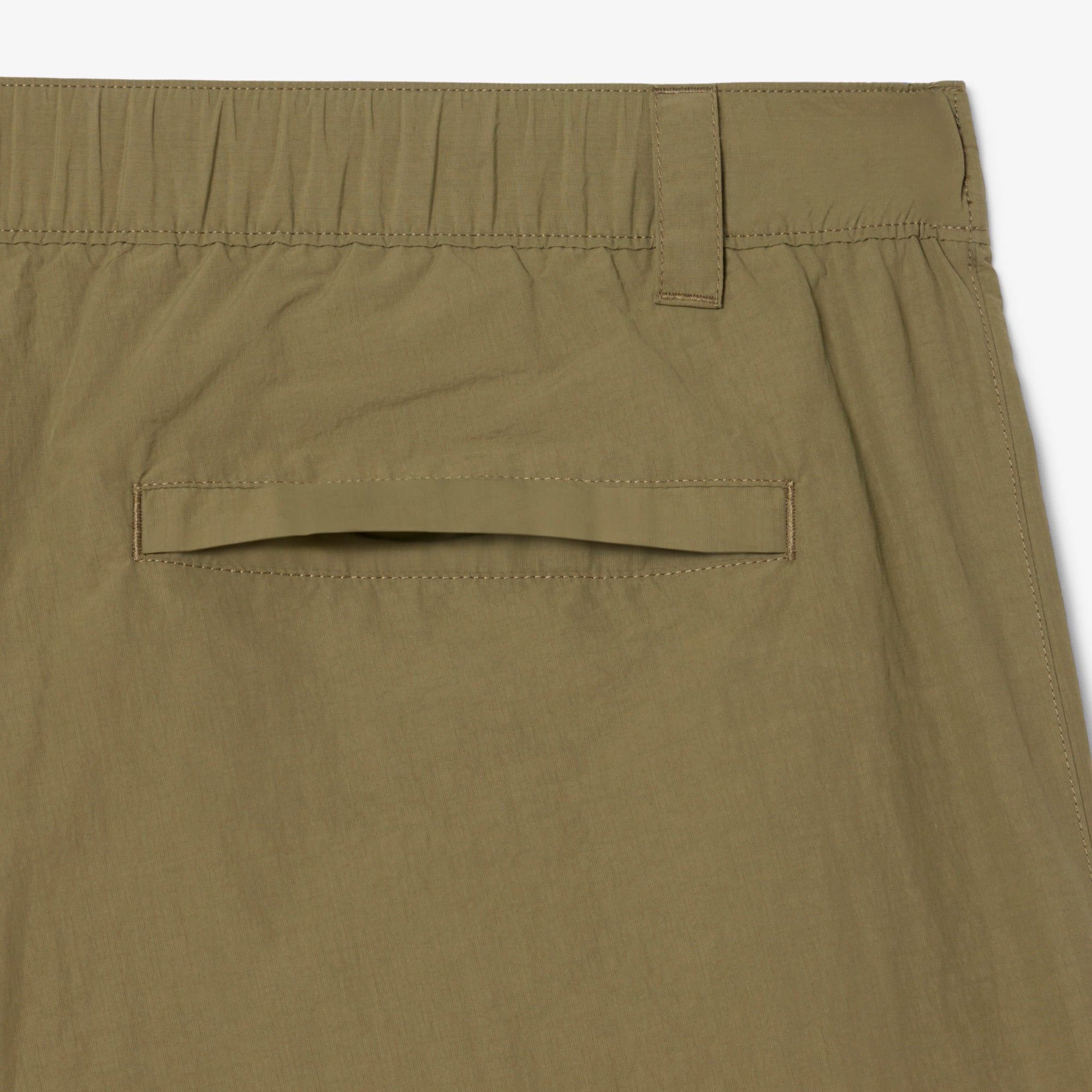 Men's Water-Repellent Wind Resistant Nylon Shorts - Khaki Green