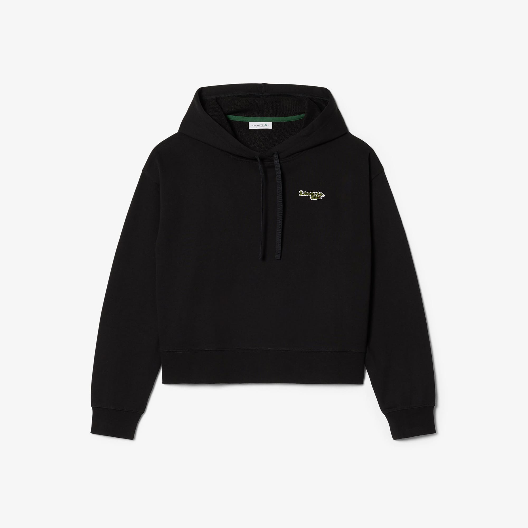 Women's Oversized Logo Hoodie - Black