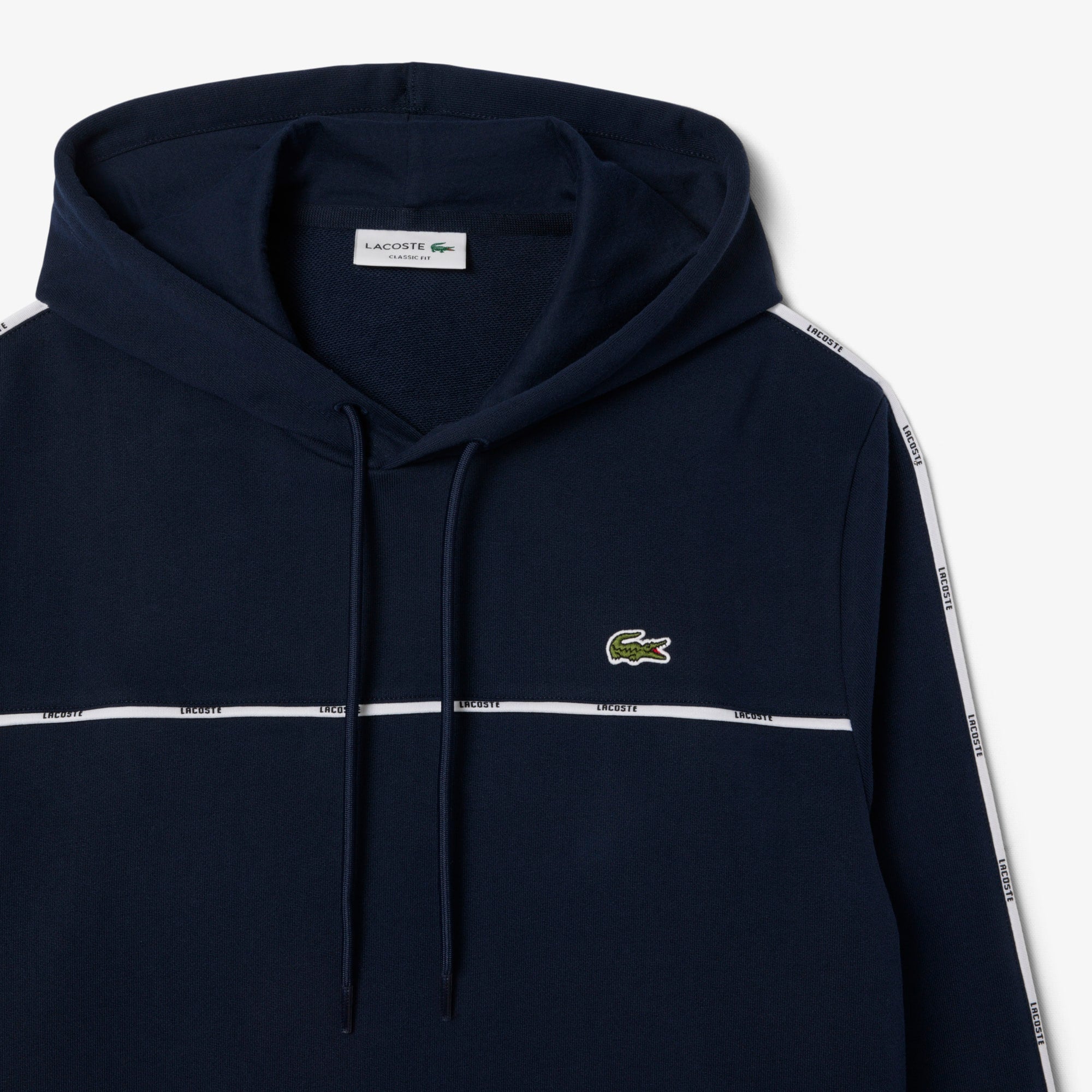 Men's Classic Fit Logo Stripe Sweatshirt - Navy Blue