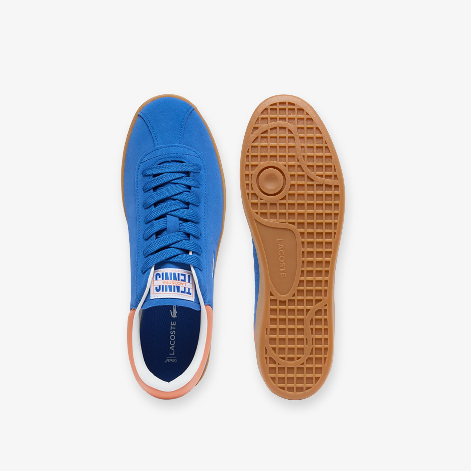 Men's Baseshot Suede Sneakers - BLU/GUM