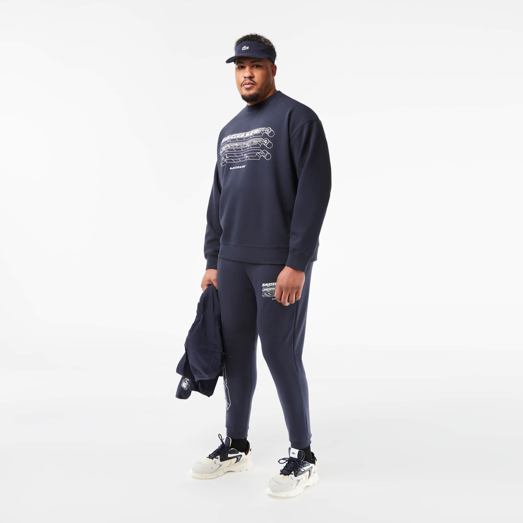 Men’s Loose Fit Branded Sweatshirt - Blue