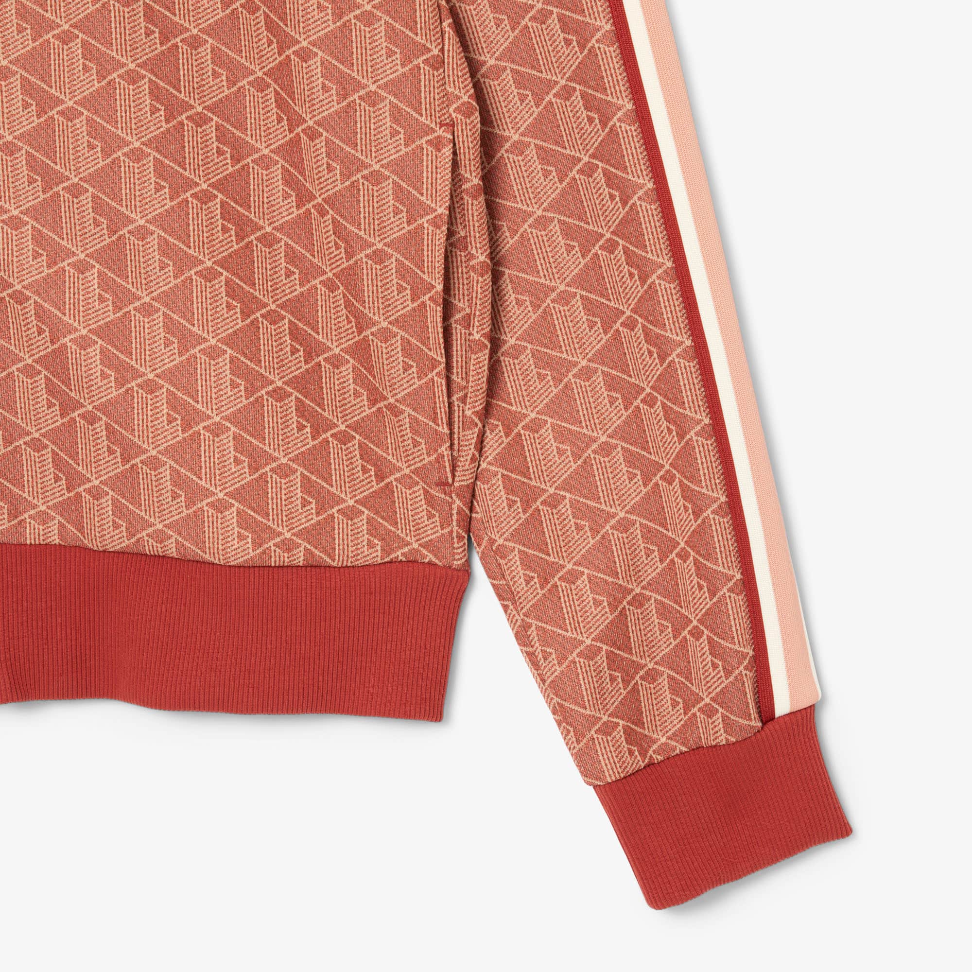 Men's Paris Zip-Up Track Jacket - Brown / Beige