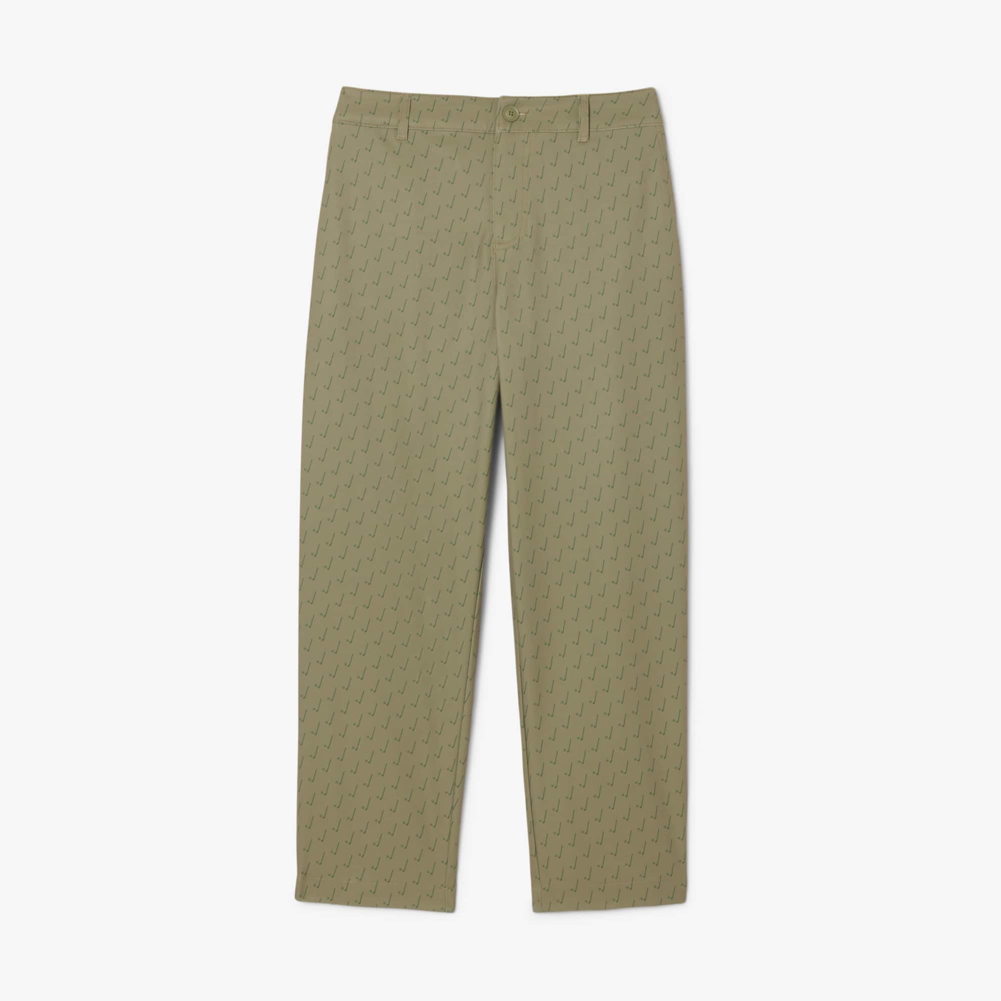 Men's Ultra Dry Cropped Golf Pants - Khaki Green / Green