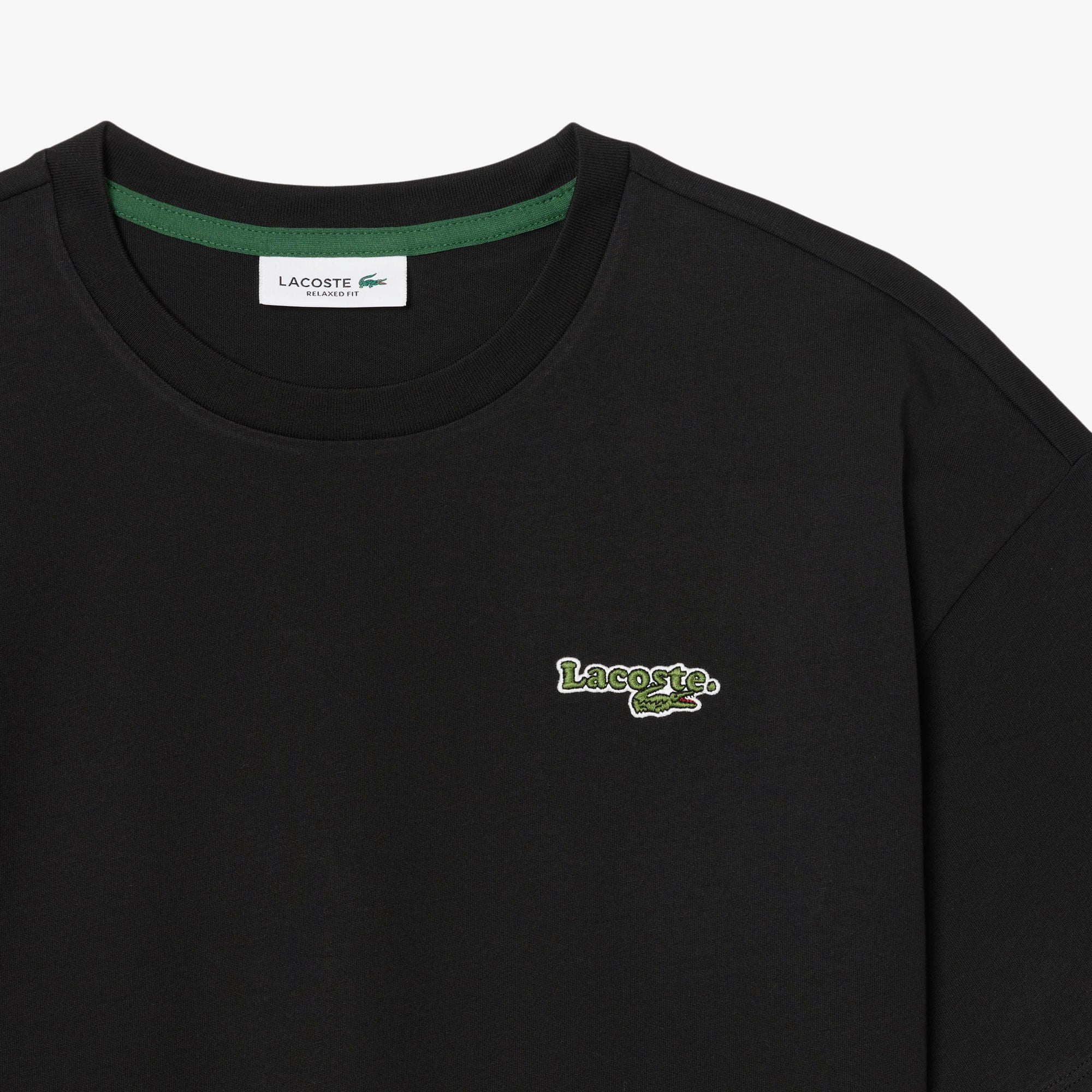 Casual Cotton Jersey T-Shirt - Black