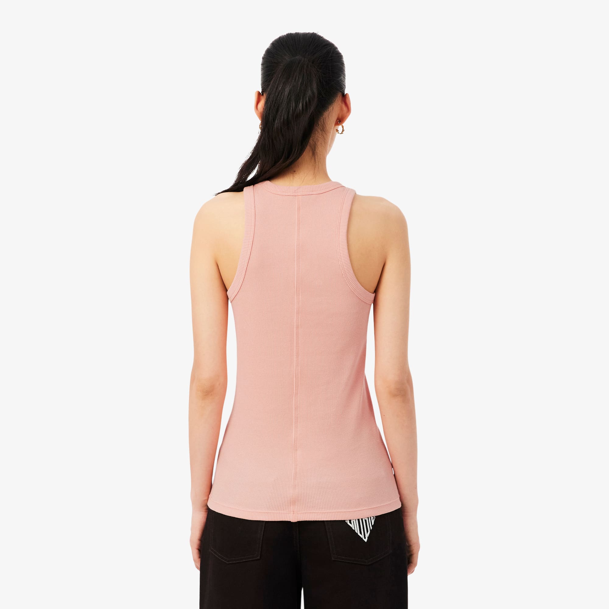 Women's Slim Fit Cotton Tank Top - Rose