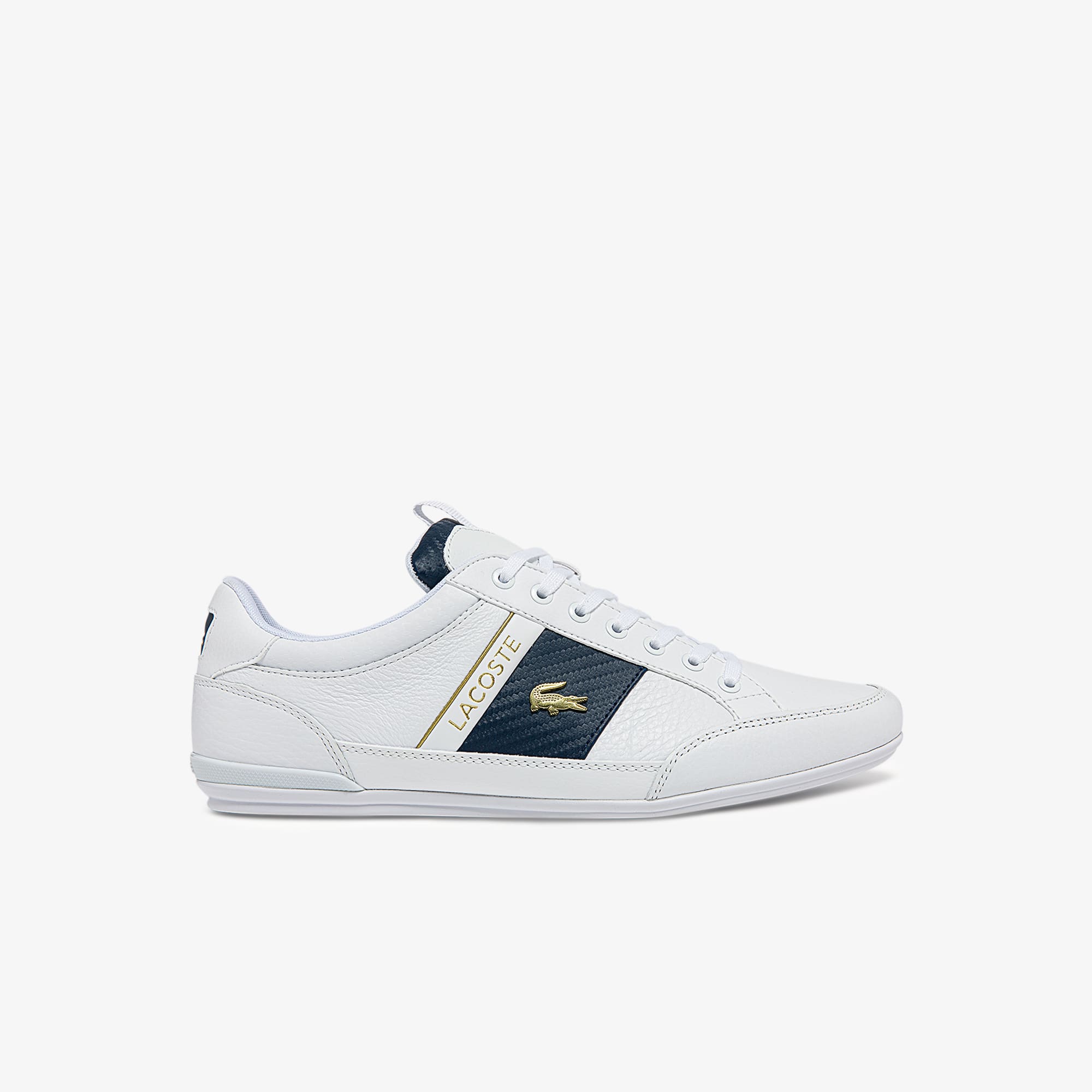 Men's Chaymon Leather Sneakers - WHITE/WHITE