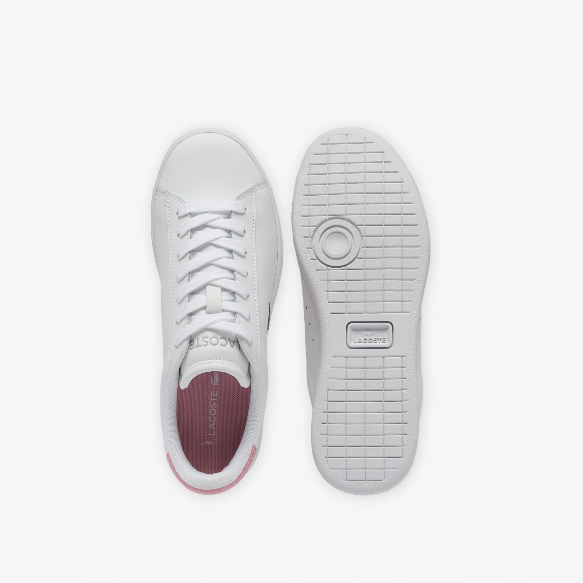 Women's Carnaby Set Leather Sneakers - WHT/LT PINK