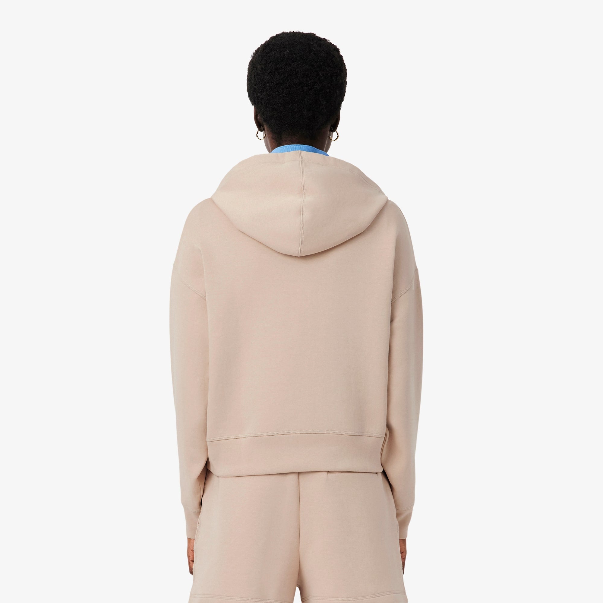 Oversized Adjustable Hoodie - Beige