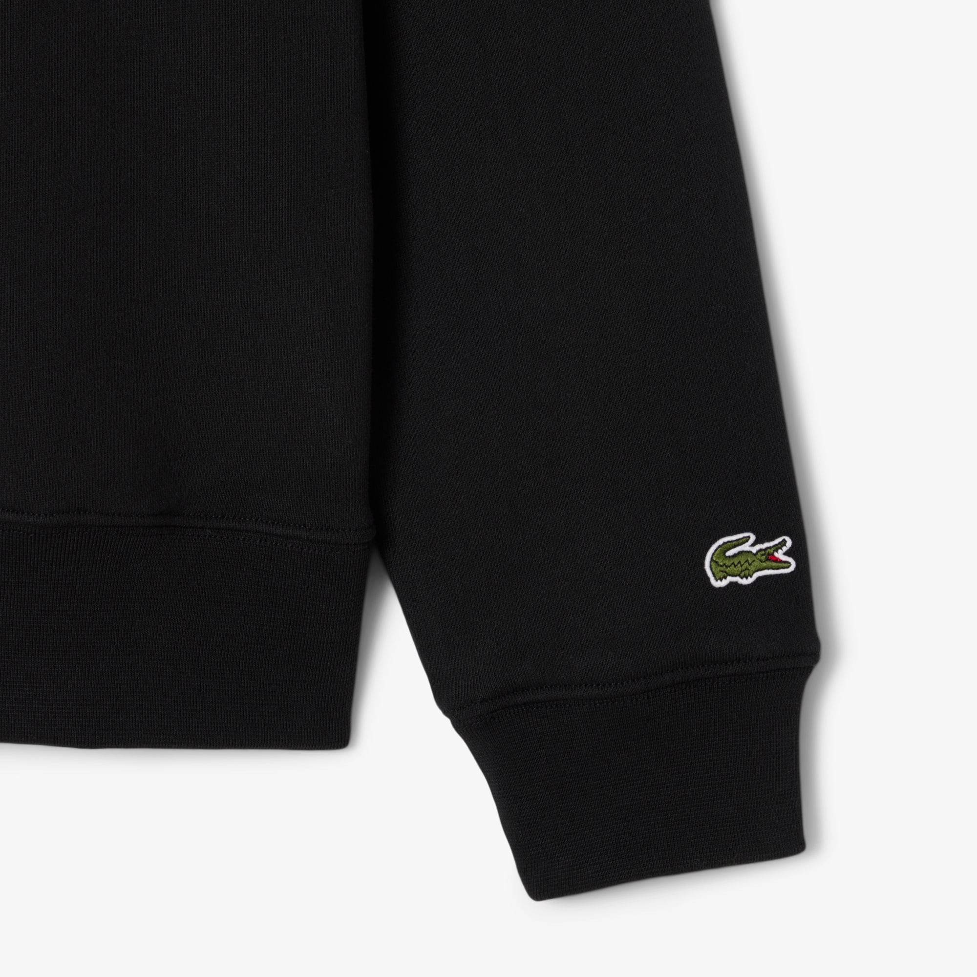 Men's Classic Fit Printed Crew Neck Sweatshirt - Black