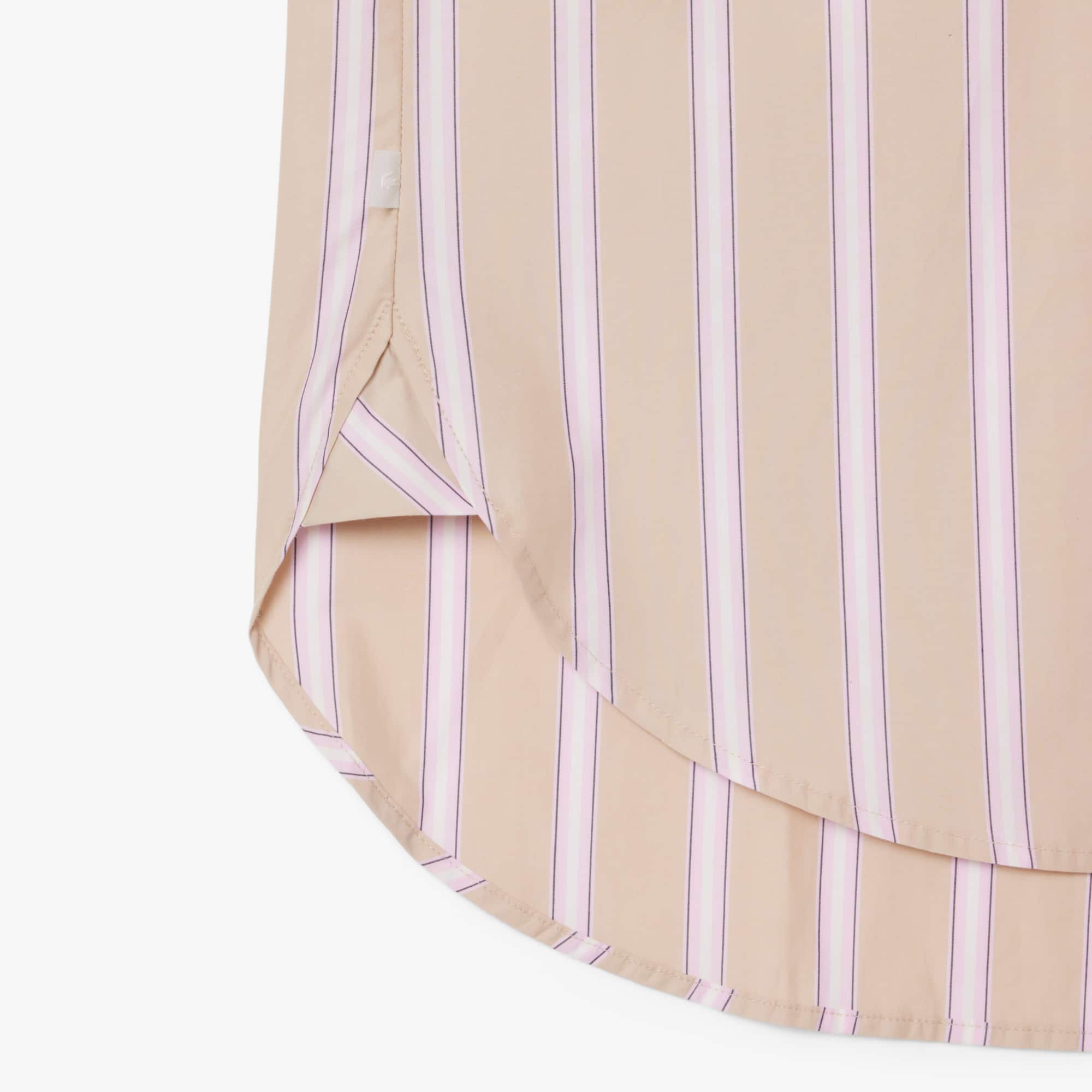 Oversized Cotton Poplin Shirt - Beige / Rose / Blanc / Bleu Marine