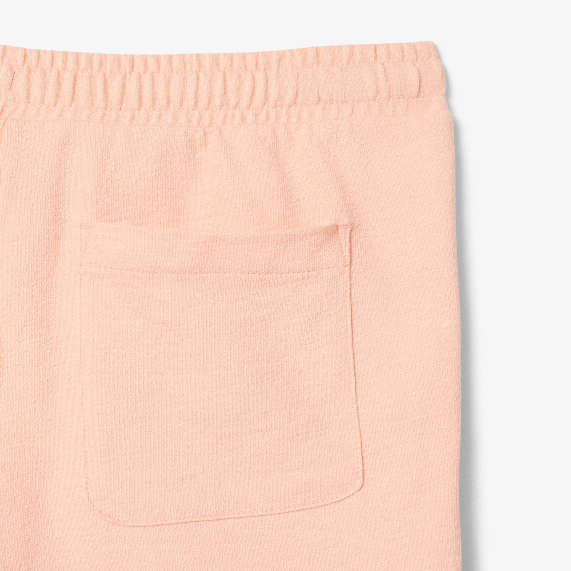 Textured Jersey Shorts - Rose Pale