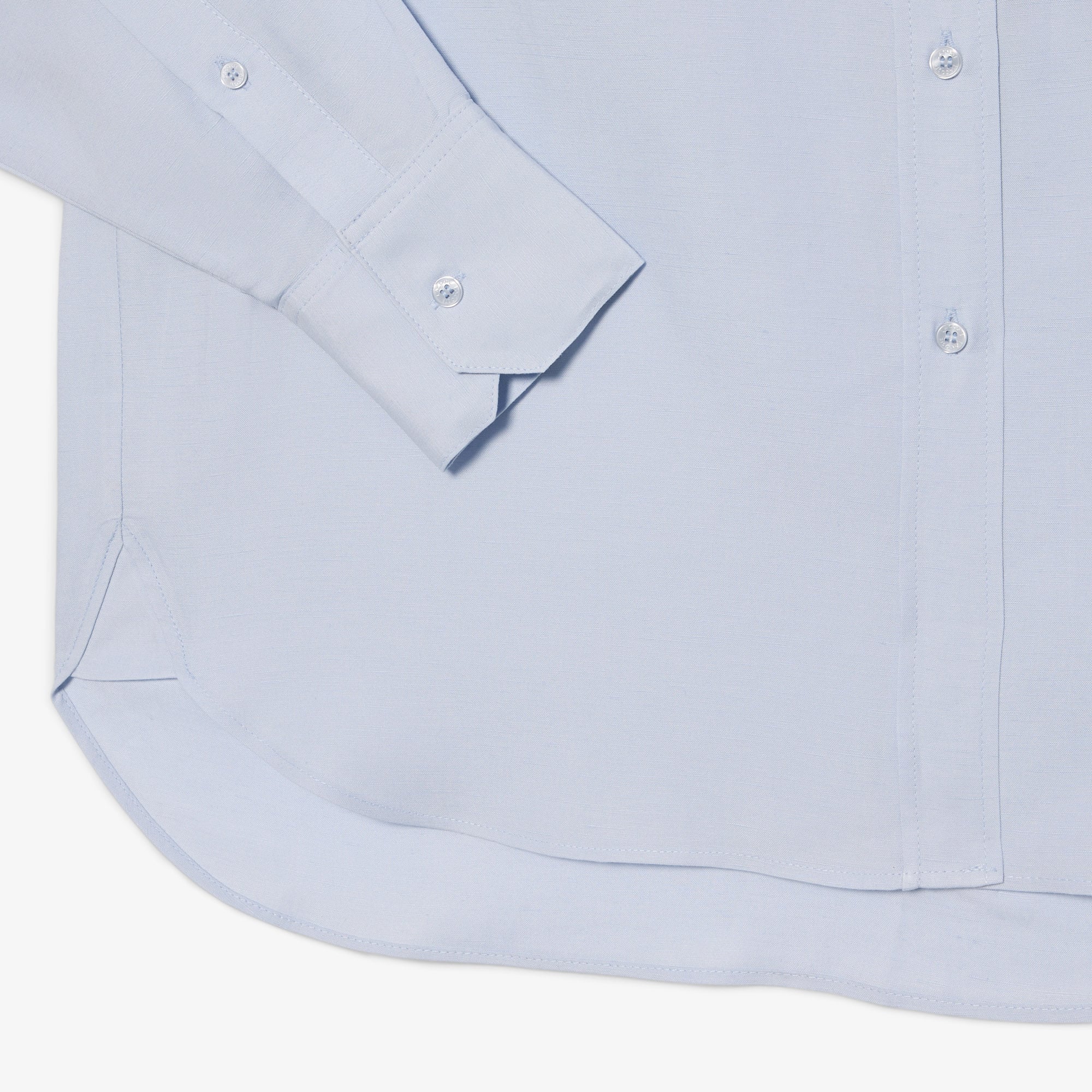 Oversized Linen Blend Shirt - Phoenix blue