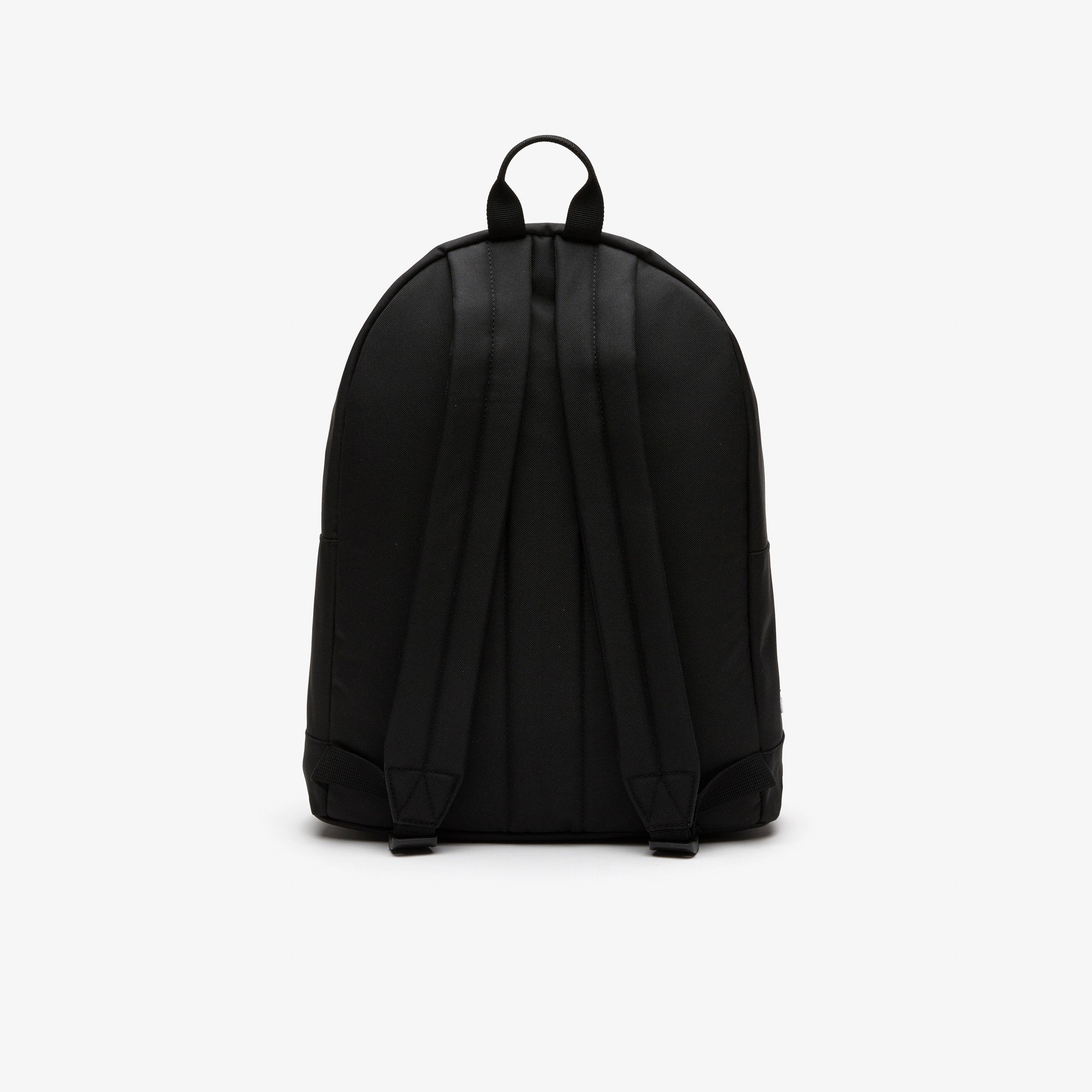 Backpack with Zipped Logo Straps - Noir blanc