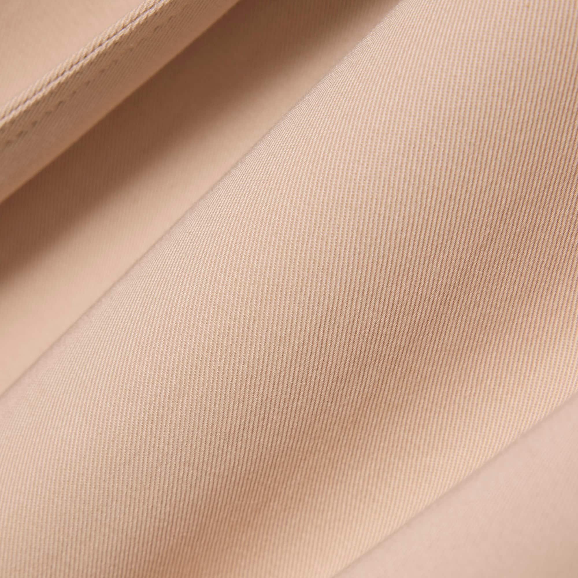 Oversized Water-Repellent Trench Coat - Beige