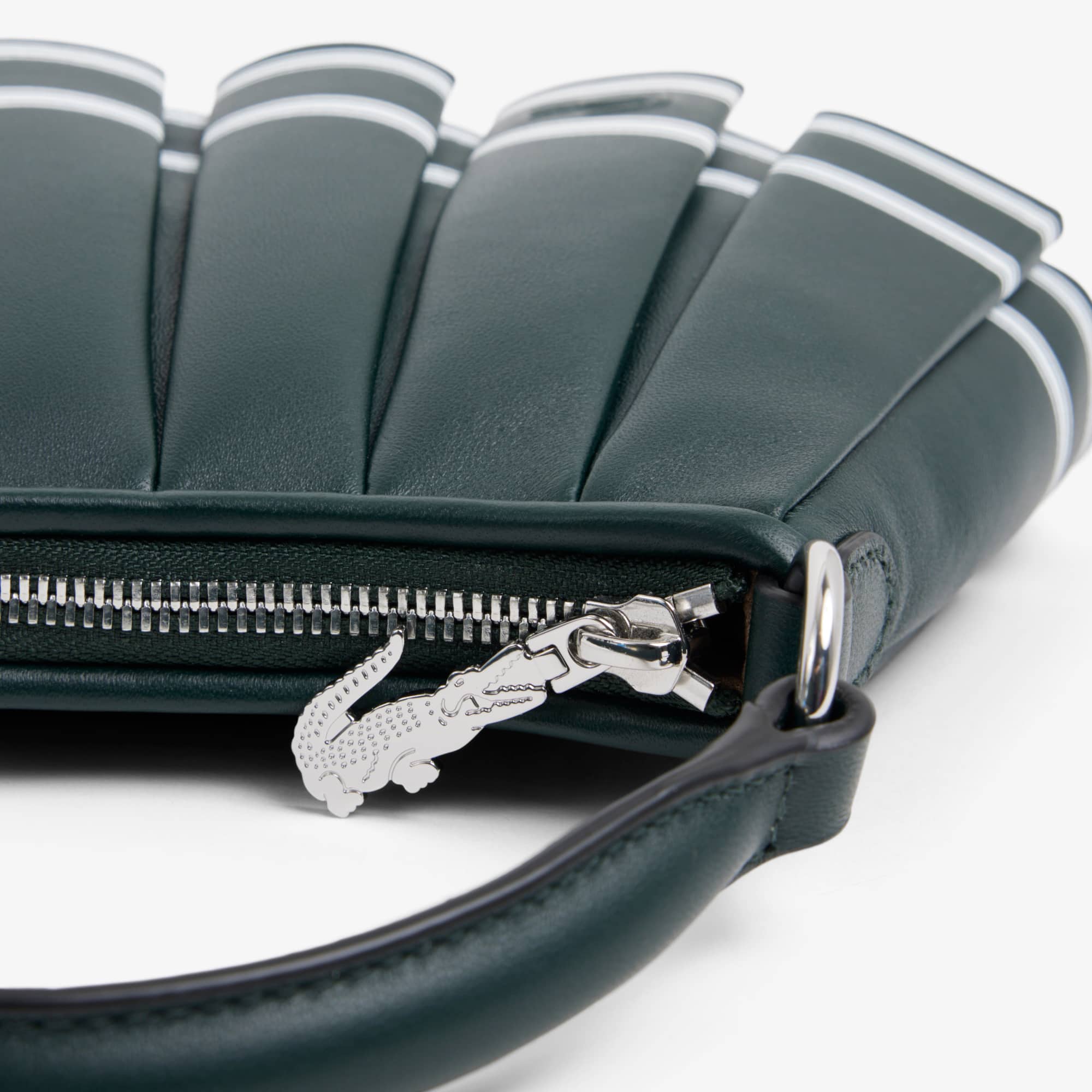 Runway Mini Lenglen Striped Leather Bag - WHITE VARECH