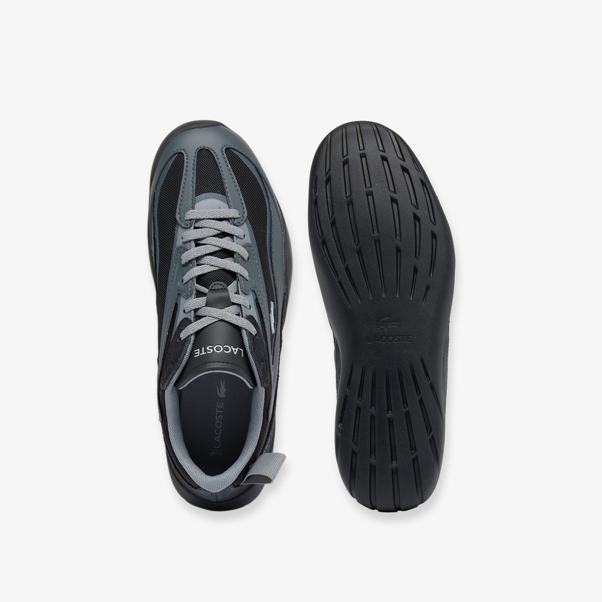 Women's Side Low Sneakers - BLK/BLK