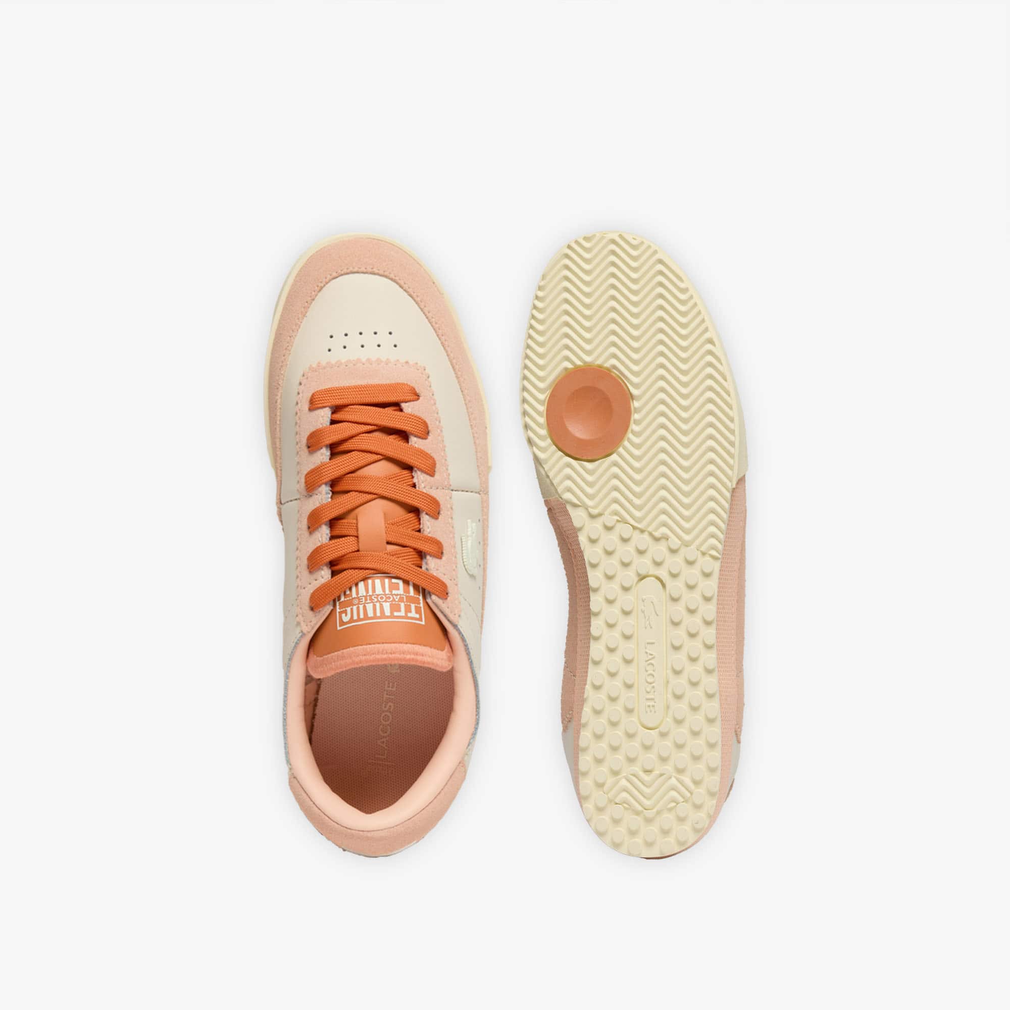 Women's Aura Leather Sneakers - LT PNK/LT YLW