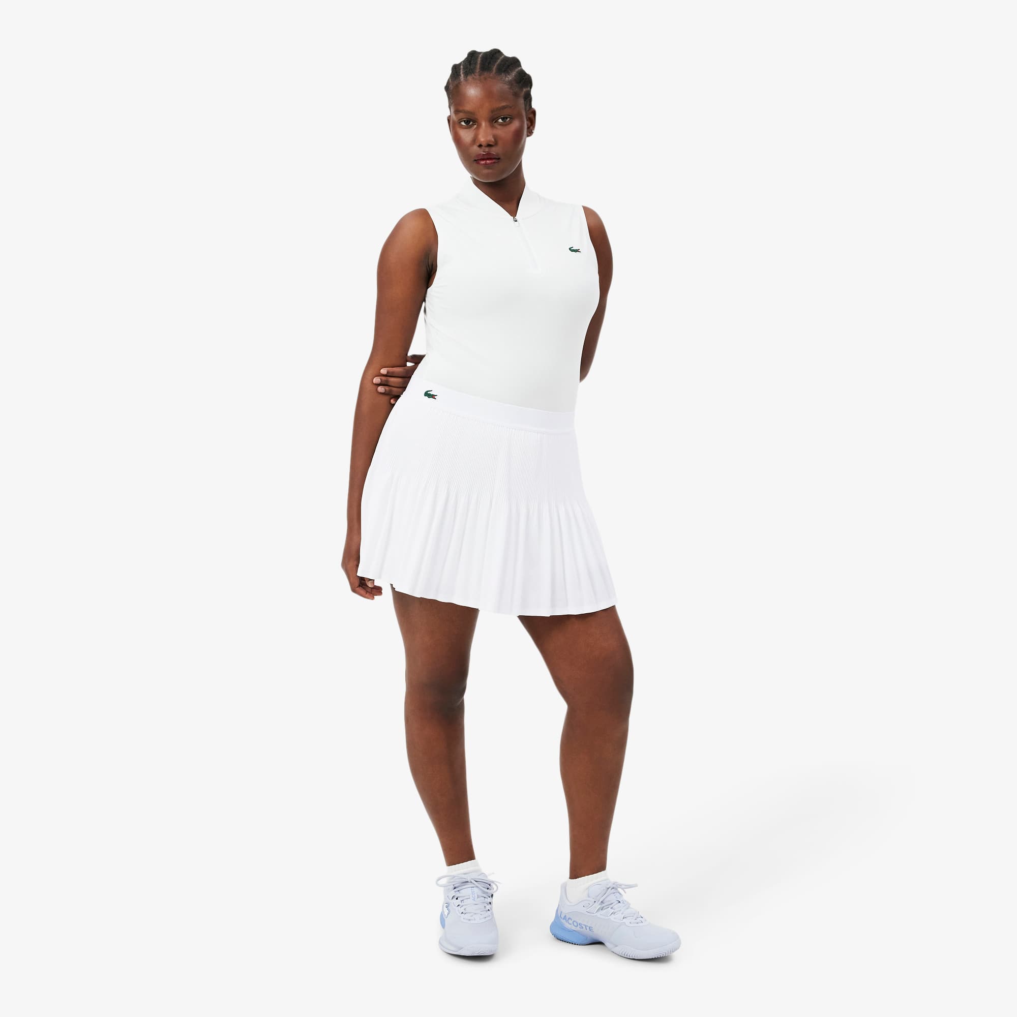 Ultra Dry Tennis Skirt with Liner - White