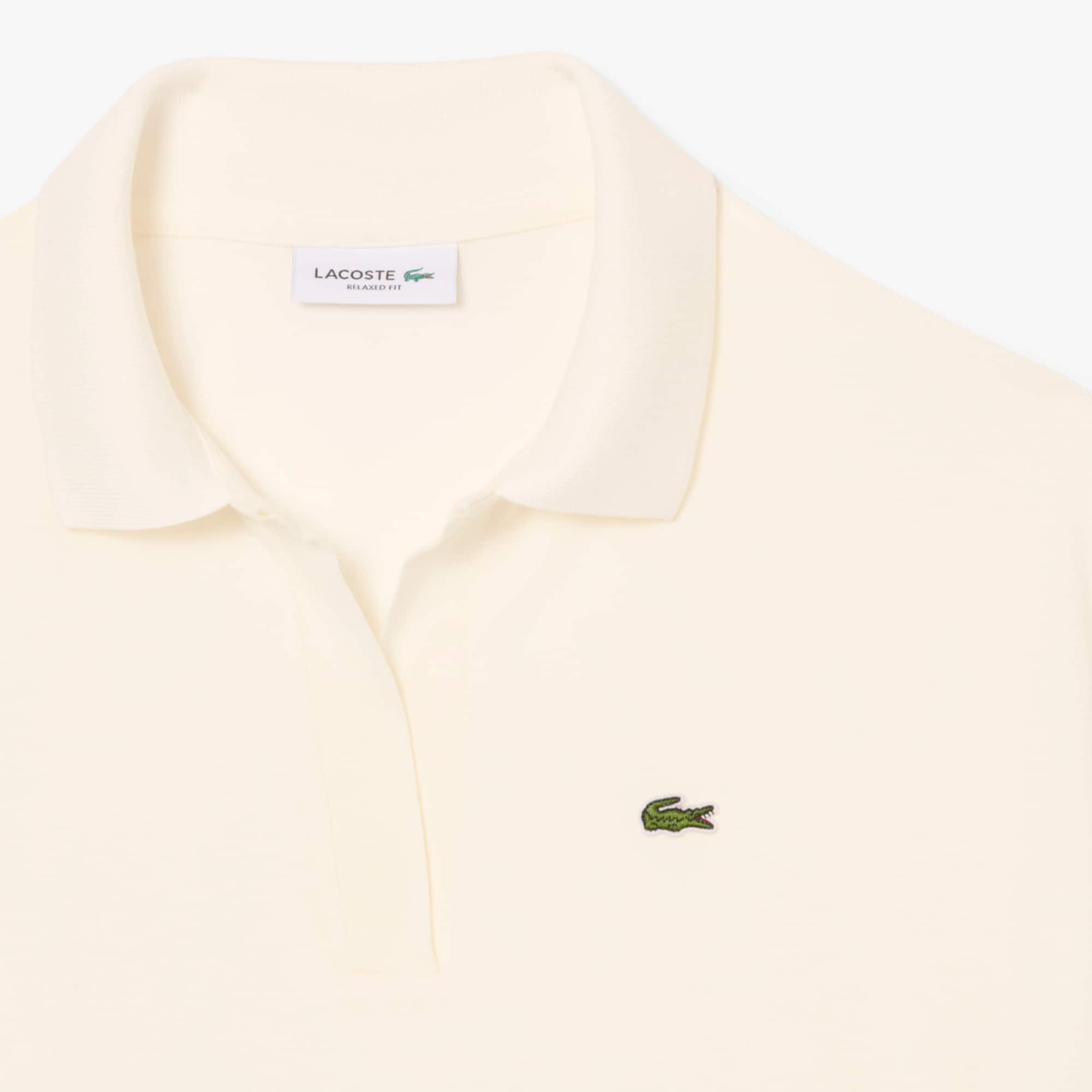 Women's Relaxed Fit Piqué Polo - White
