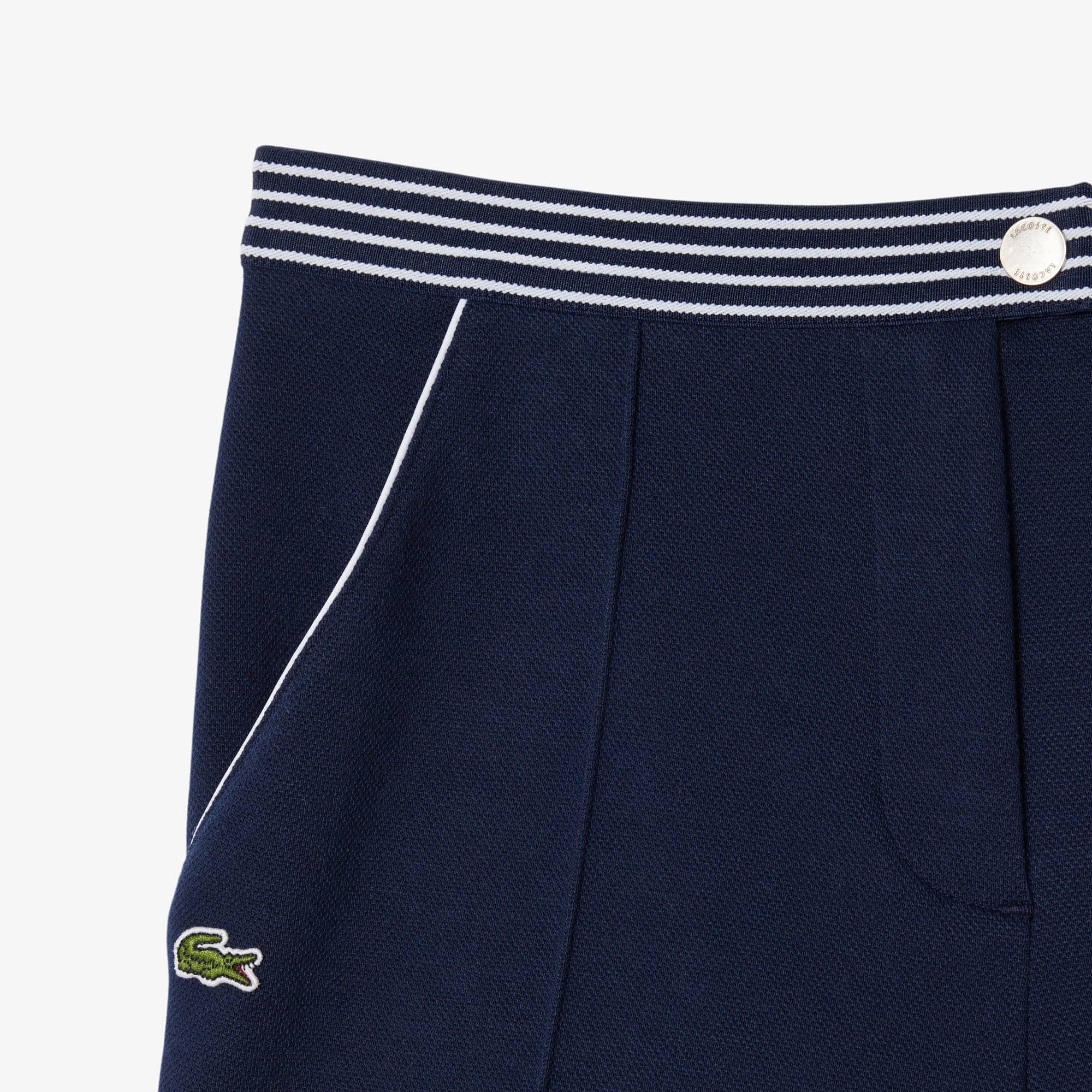 Made In France Piqué Shorts - Navy Blue / White