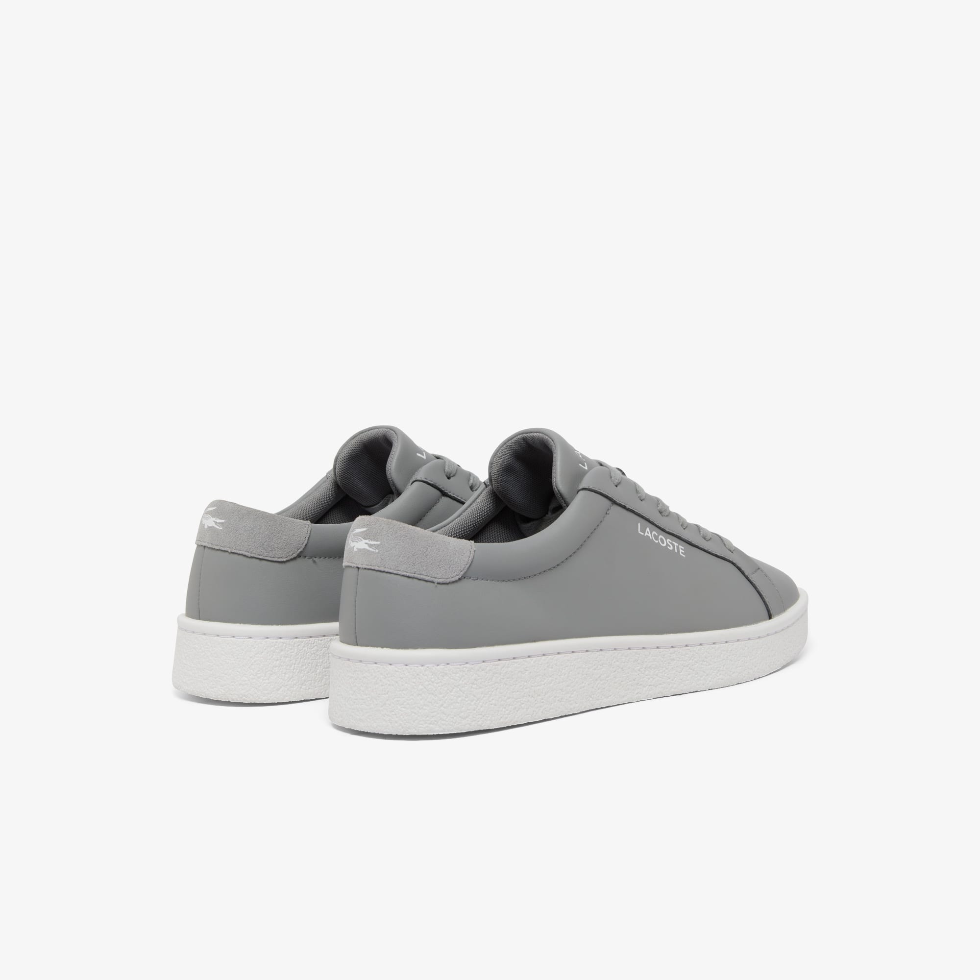 Men's Courtderby Leather Sneakers - GRY/WHT