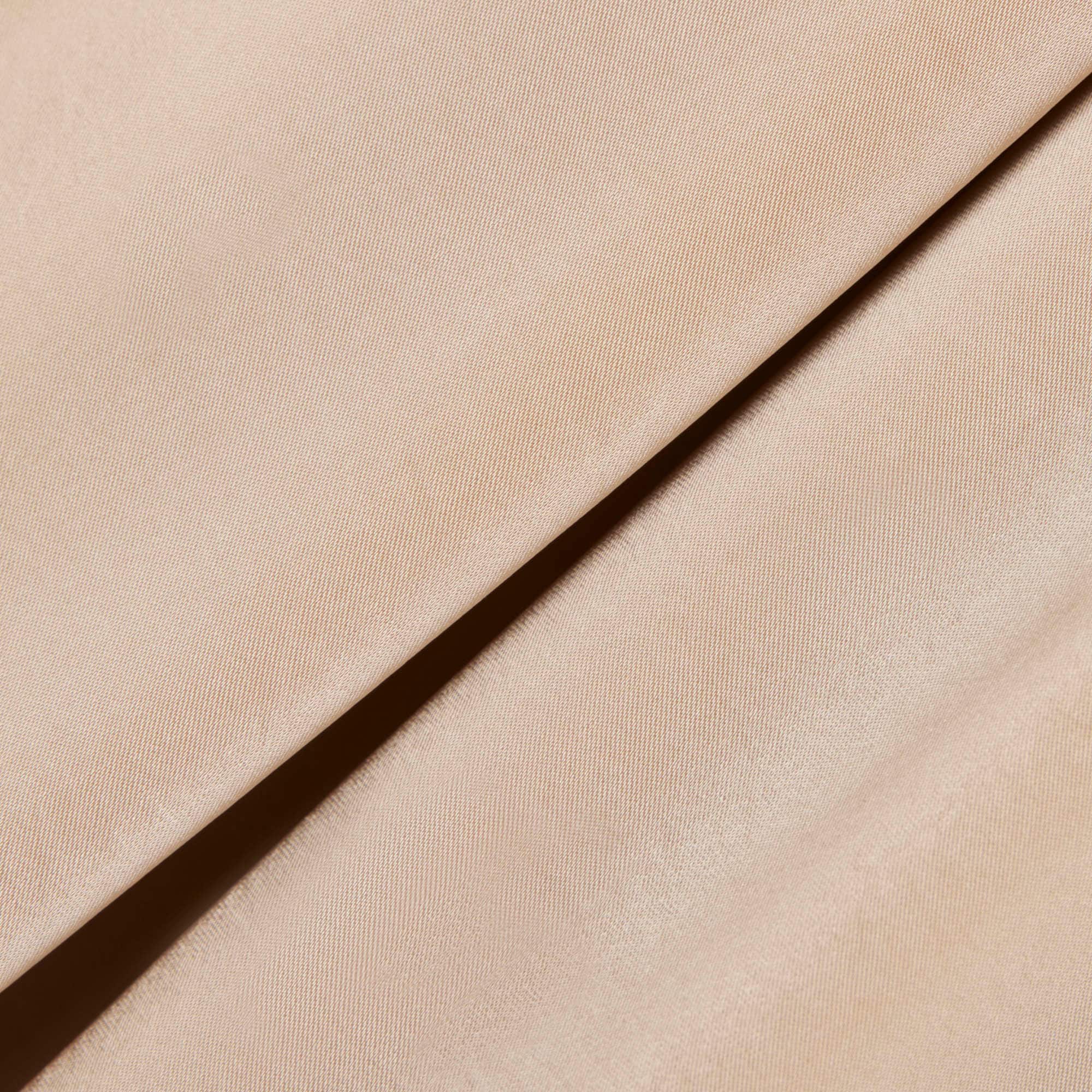 Oversized Elasticated Satin Pants - Beige