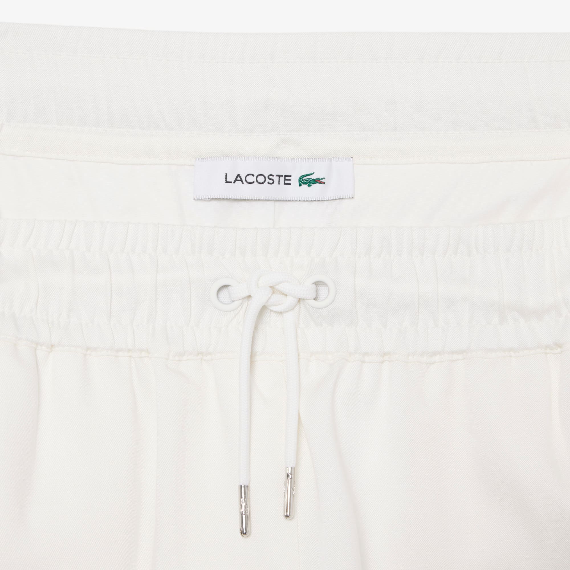 Wide Fit Fluid Pants - White
