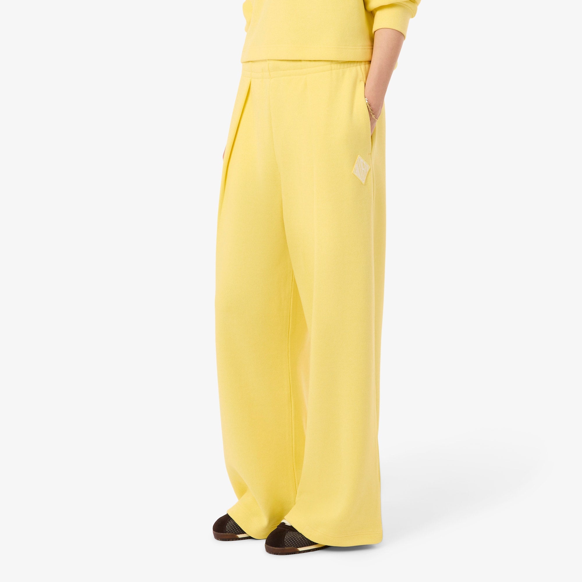 Wide Fit Sweatpants - Blanc