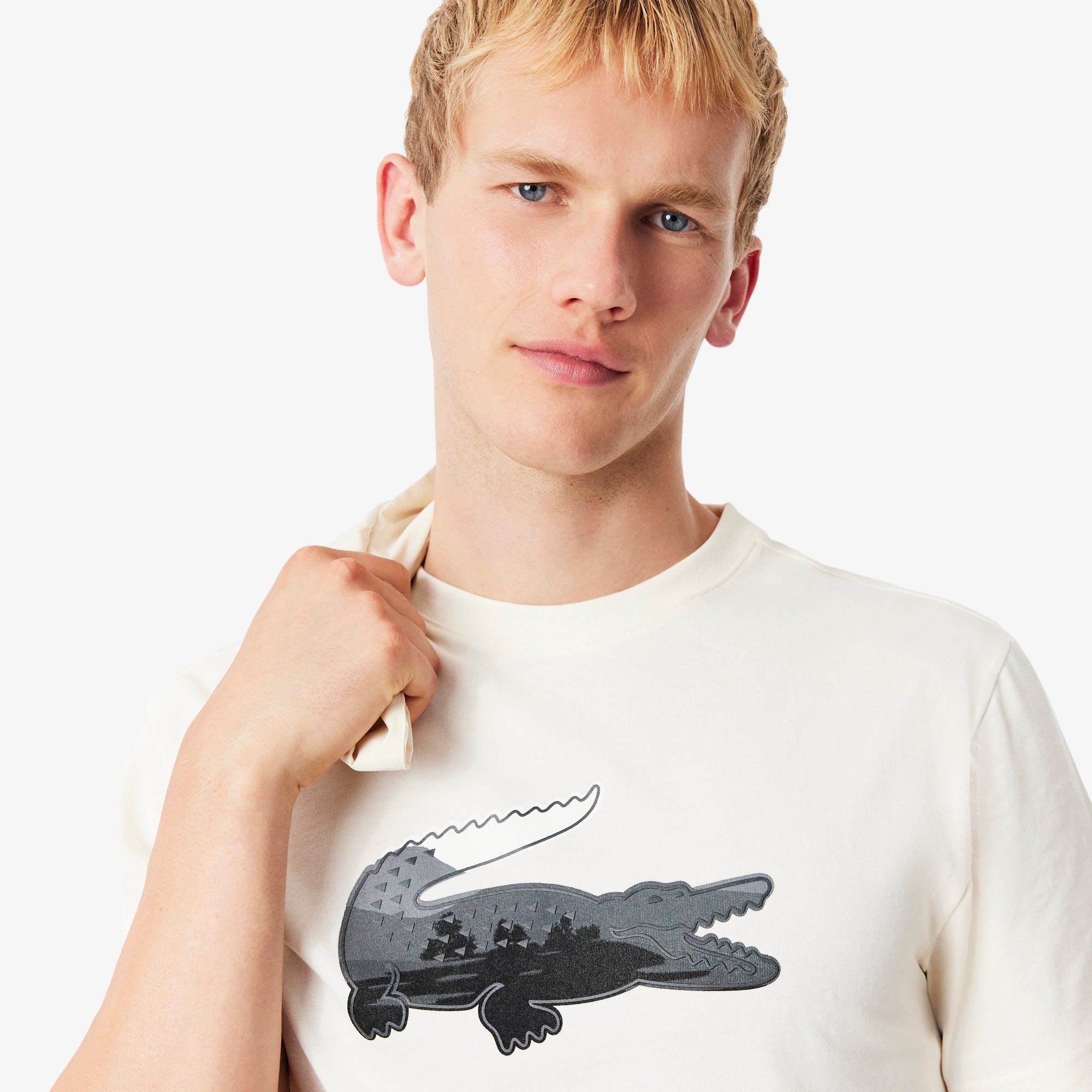 Men's Sport Ultra Dry Landscape T-Shirt - Cream