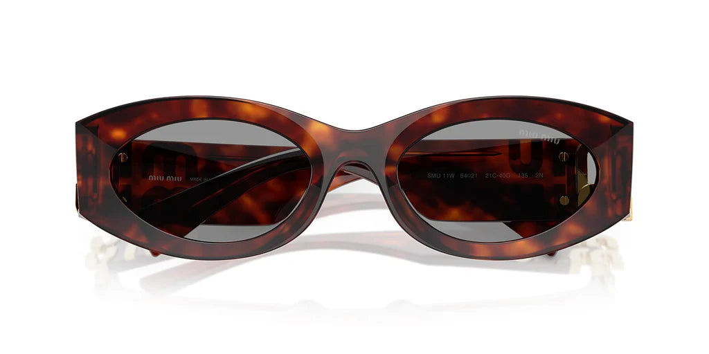 Miu Miu SMU11W - (Mahogany Havana/Grey)