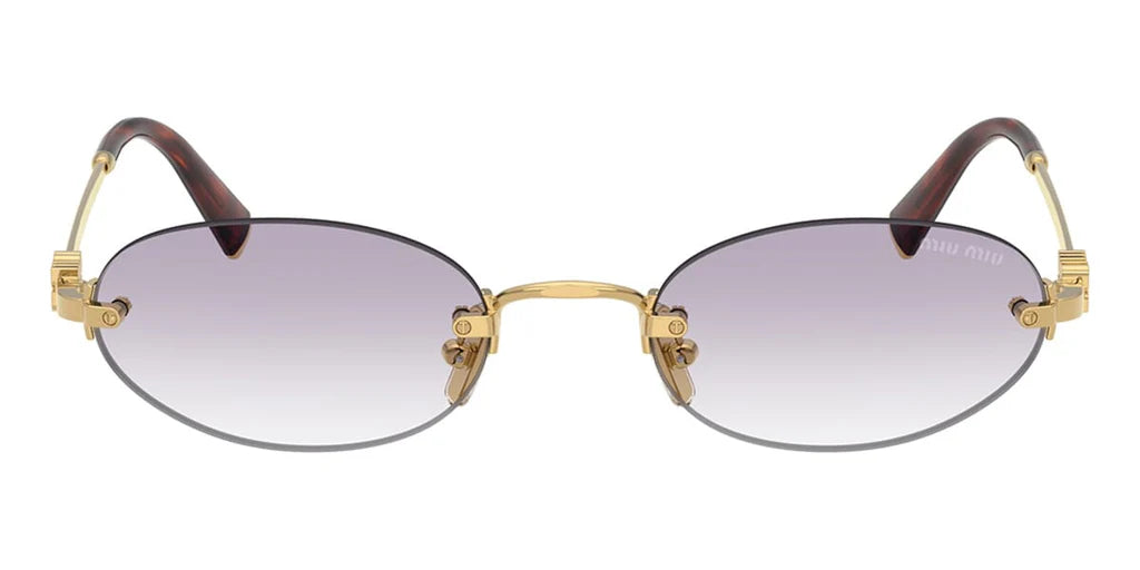 Miu Miu SMUA54S - ( Gold/Dark Grey to Clear Gradient)