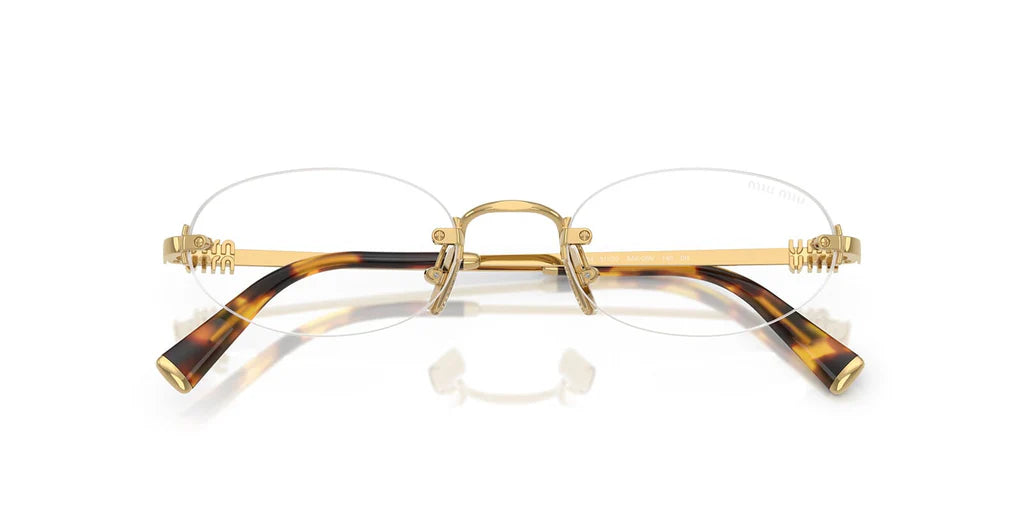 Miu Miu SMUA54S - (Gold/Clear Blue Violet Light Filter)