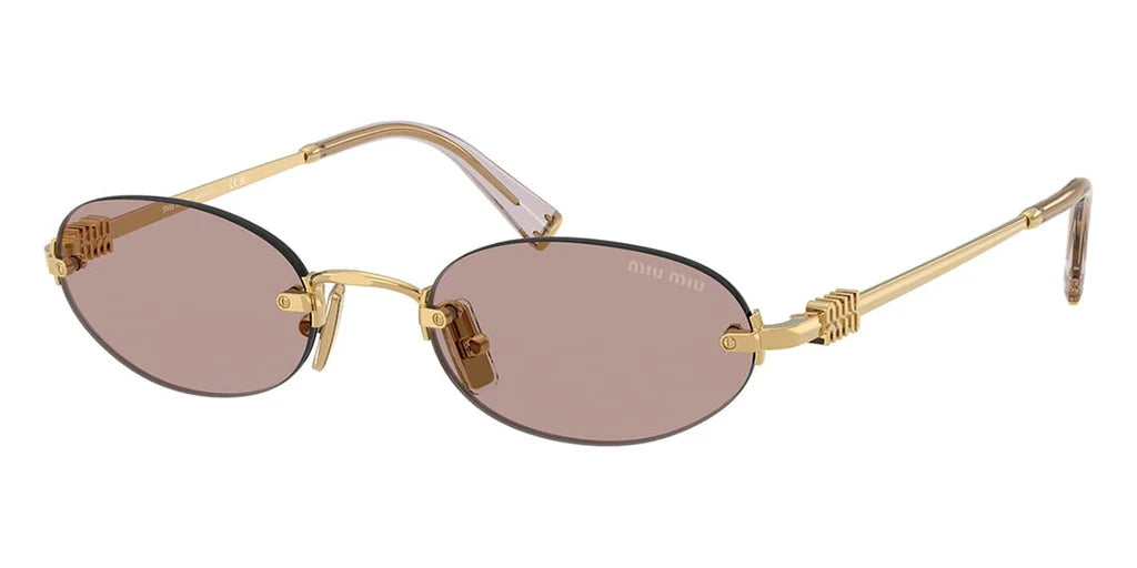 Miu Miu SMUA54S - (Gold/Light Purple Brown)