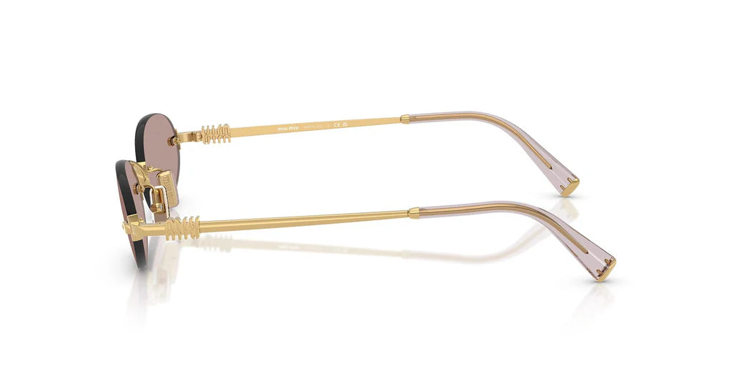 Miu Miu SMUA54S - (Gold/Light Purple Brown)