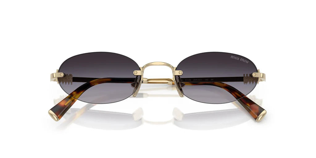 Miu Miu SMUA54S - (Pale Gold/Grey Gradient)